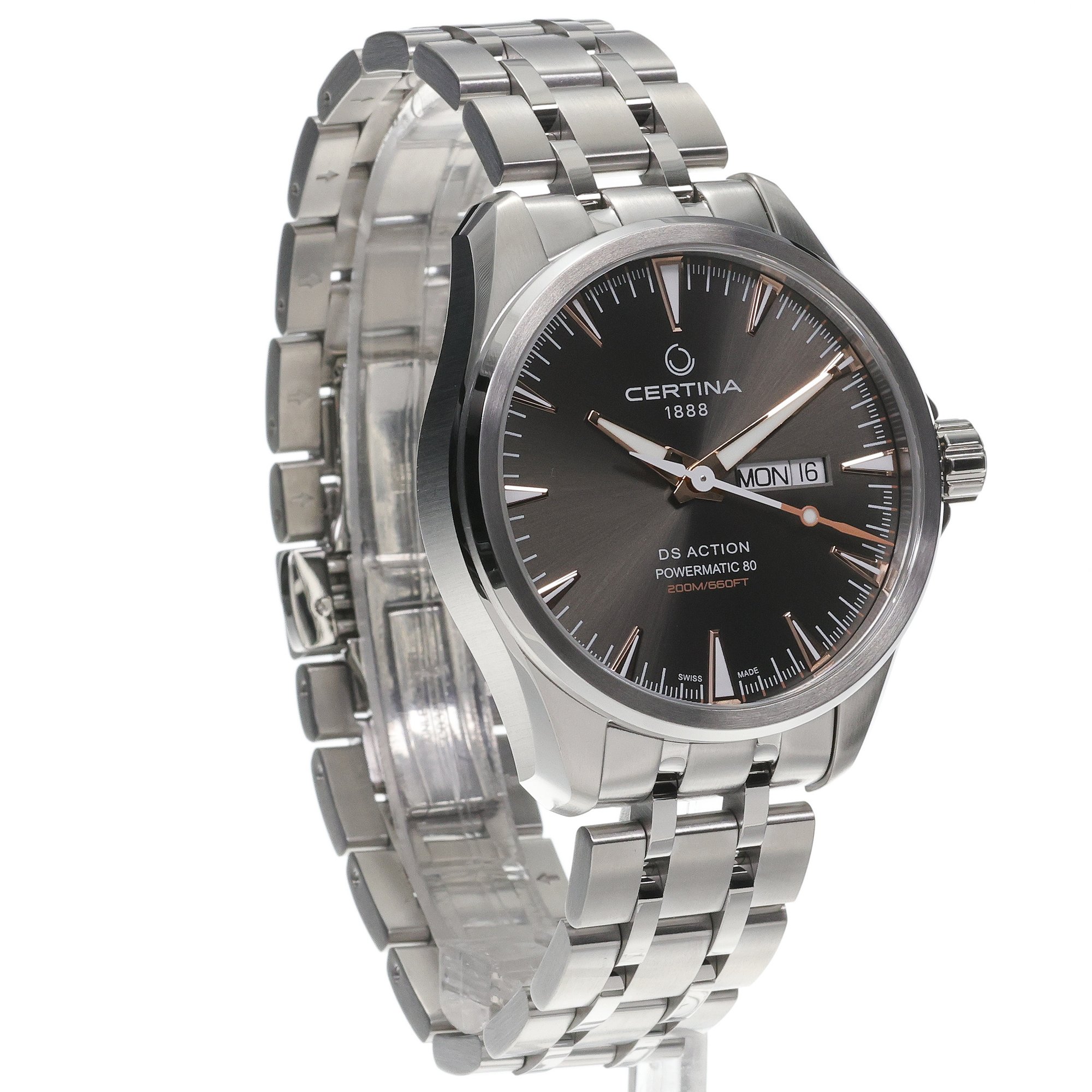 zegarek Certina C0324301108101 automatyczny męski DS Action DS Action Day-Date 41mm - miniatura 3