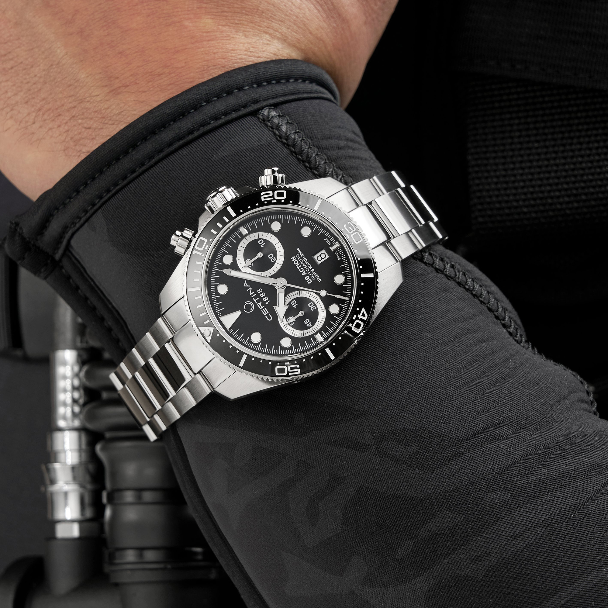 zegarek Certina C0328271105100 DS Action Diver Chrono męski z chronograf DS Action - miniatura 11