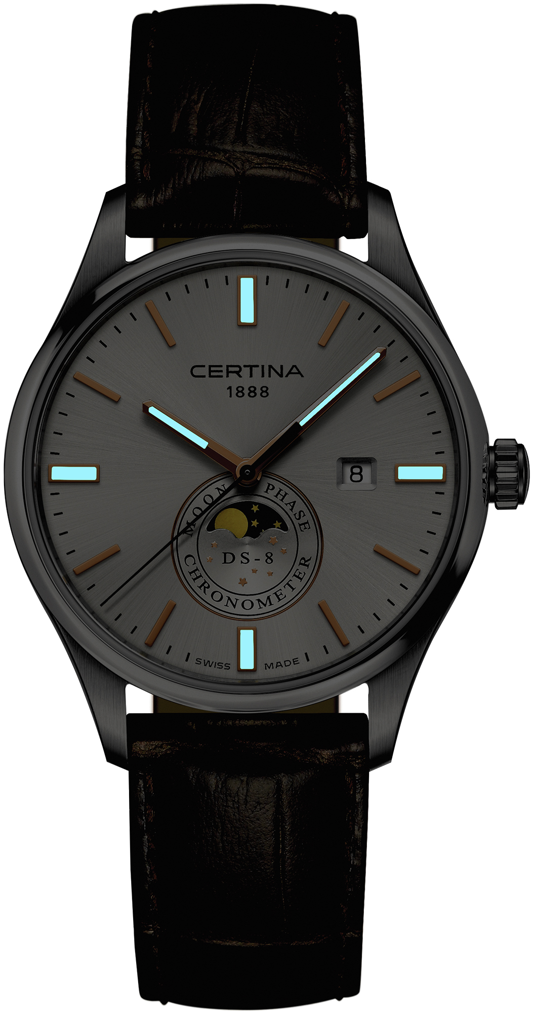 zegarek Certina C0334571603100 srebrny DS-8 - miniatura 6