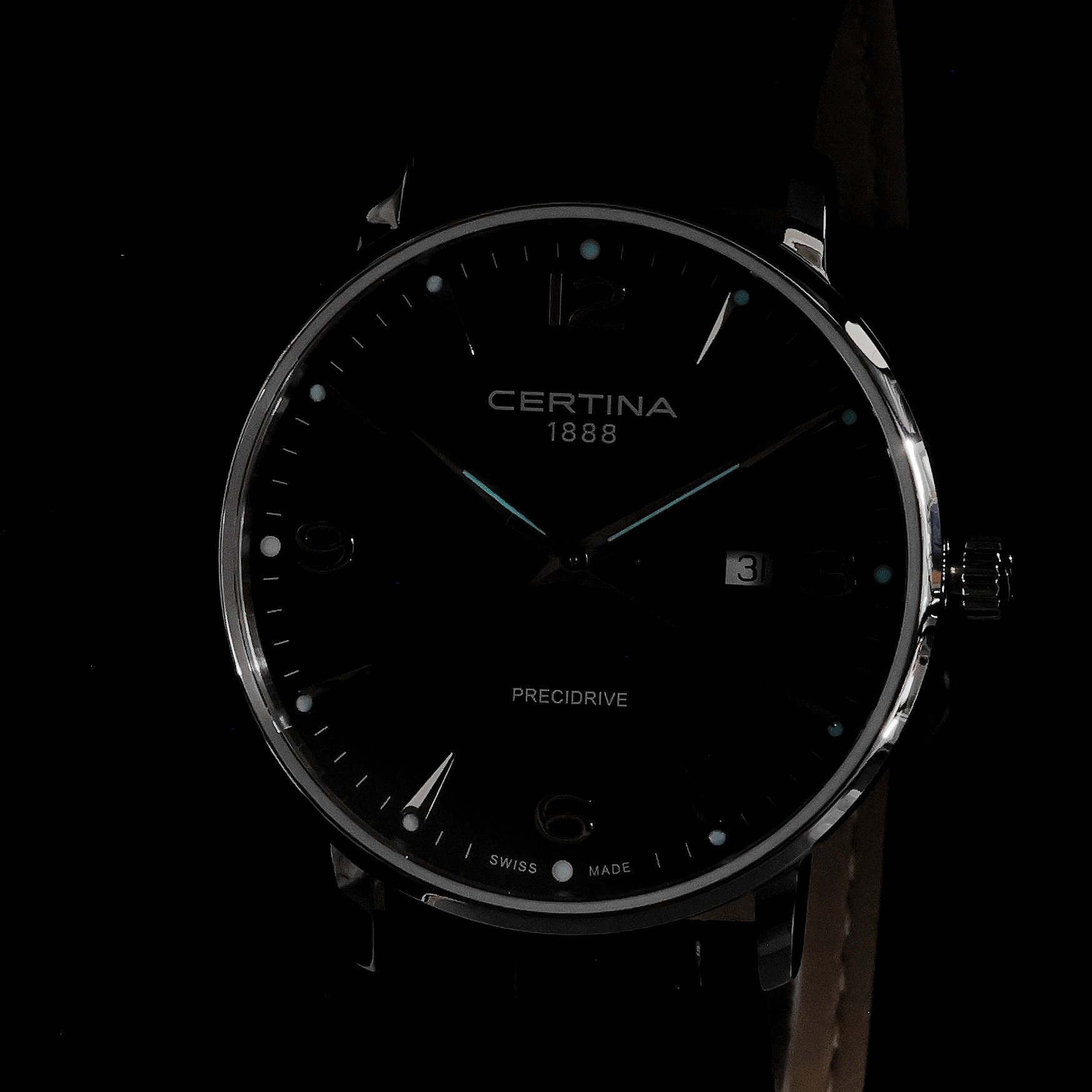 zegarek Certina C0354101605700 kwarcowy męski DS Caimano DS Caimano 39mm