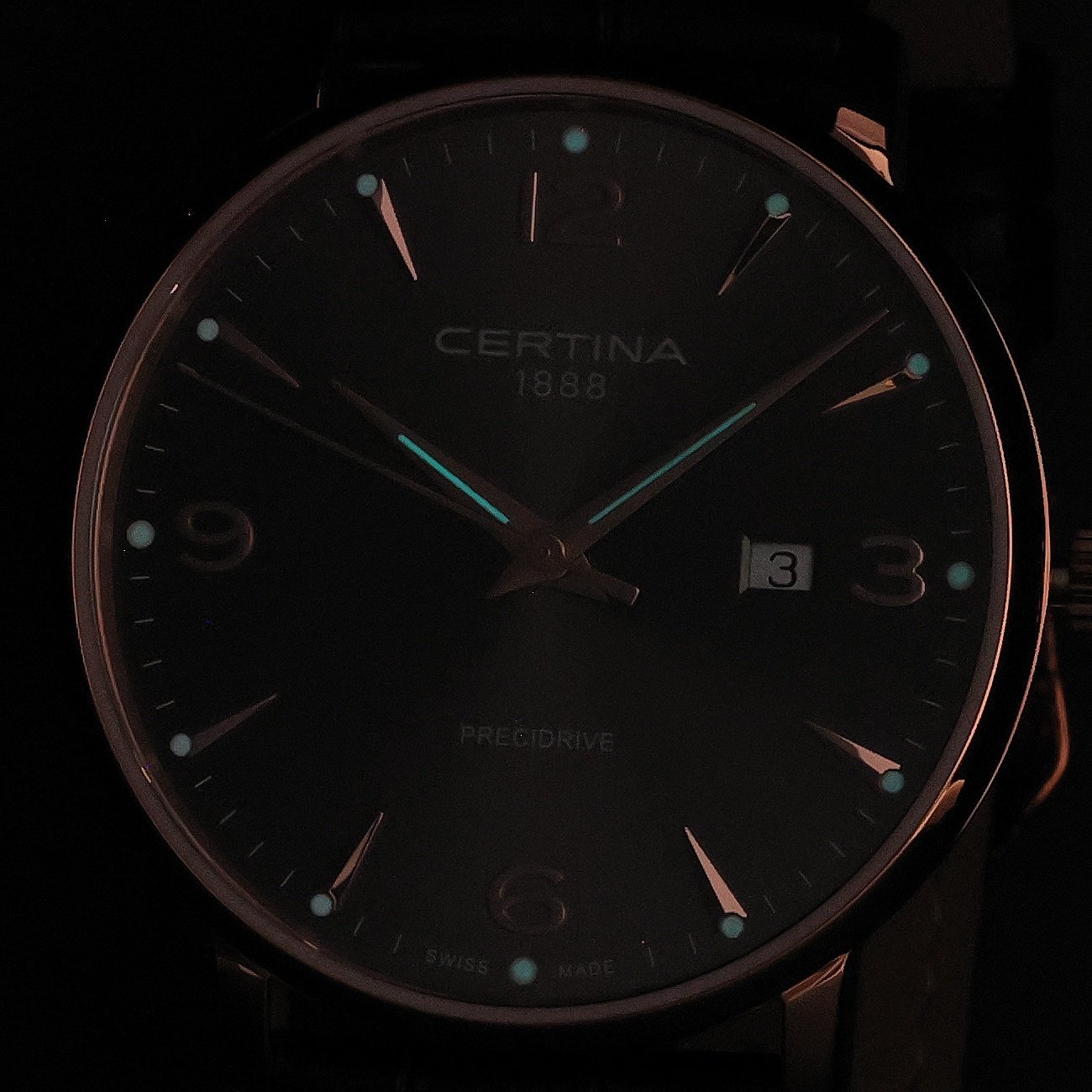 zegarek Certina C0354103608700 kwarcowy męski DS Caimano DS Caimano 39mm - miniatura 5