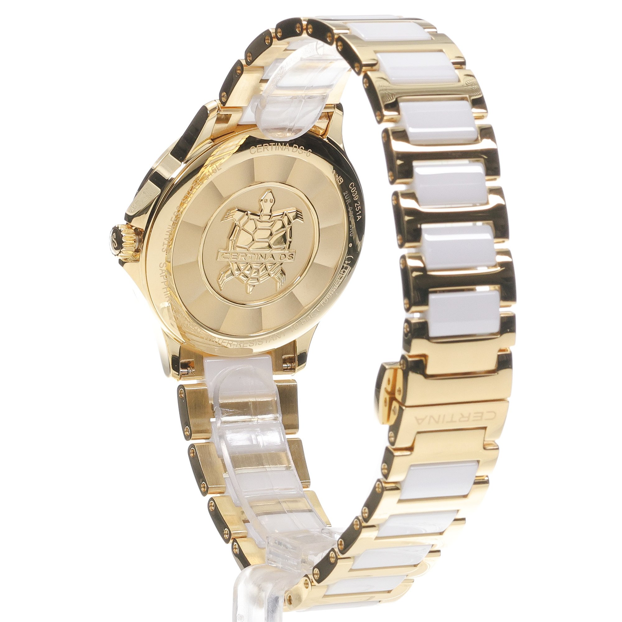 zegarek Certina C0392513301700 DS-6 Lady Chronometer 35mm DS-6 szafirowe - miniatura 4
