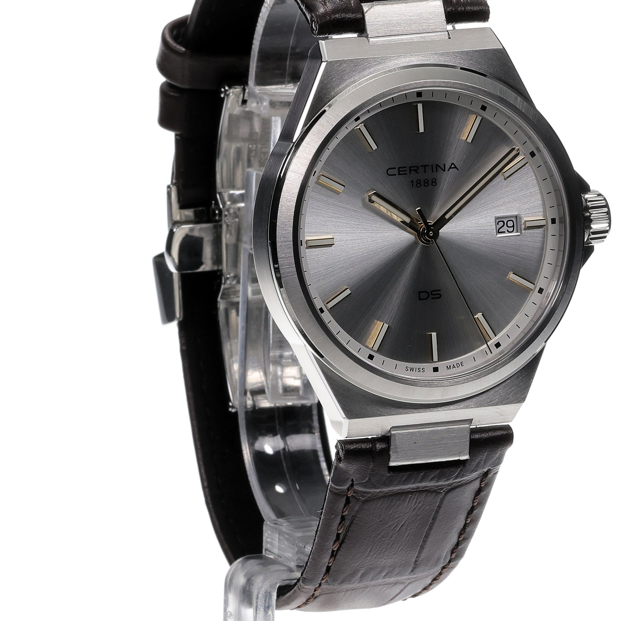 zegarek Certina C0434101603100 kwarcowy męski DS-7 DS-7 Quartz 39mm - miniatura 3