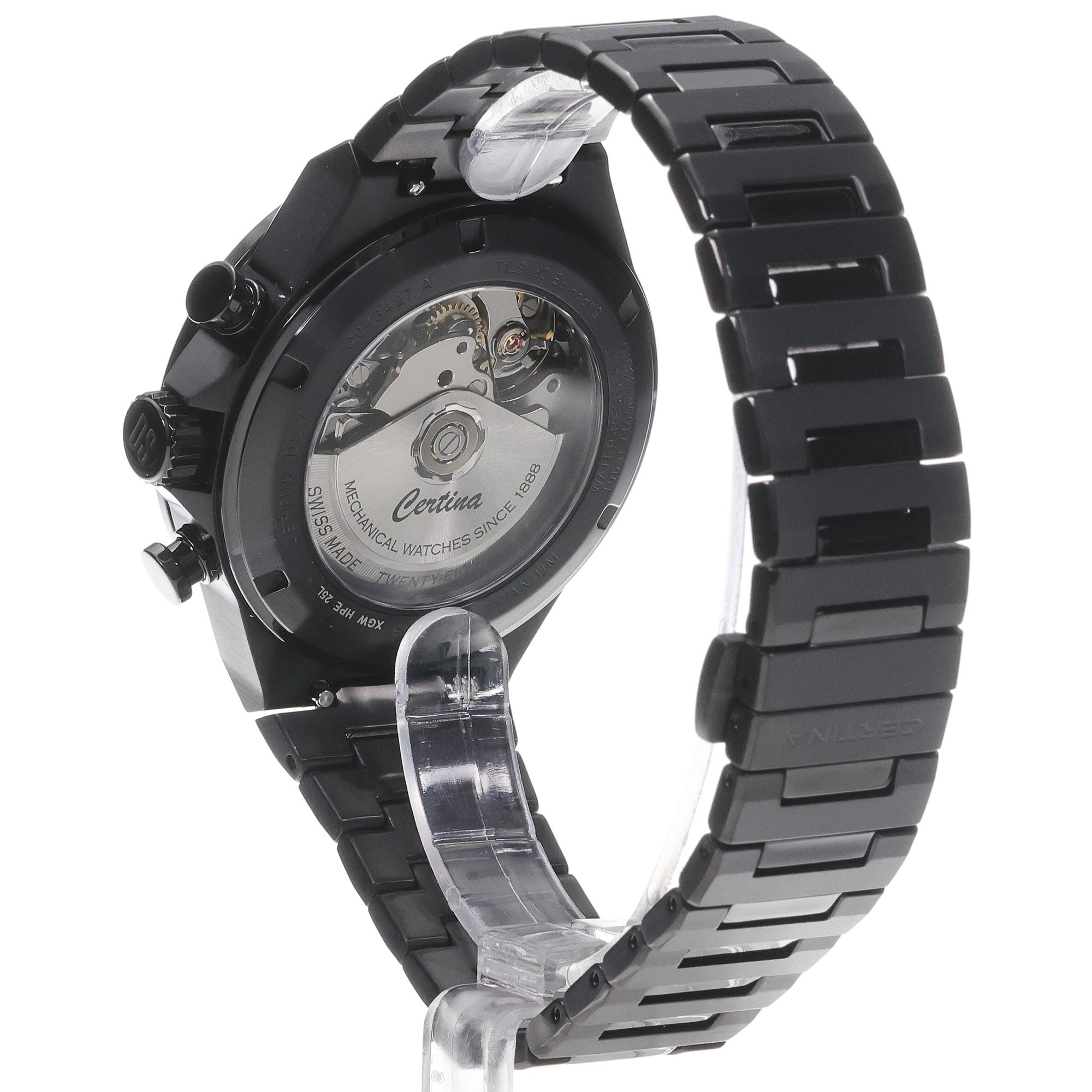 zegarek Certina C0434274404100 czarny DS-7