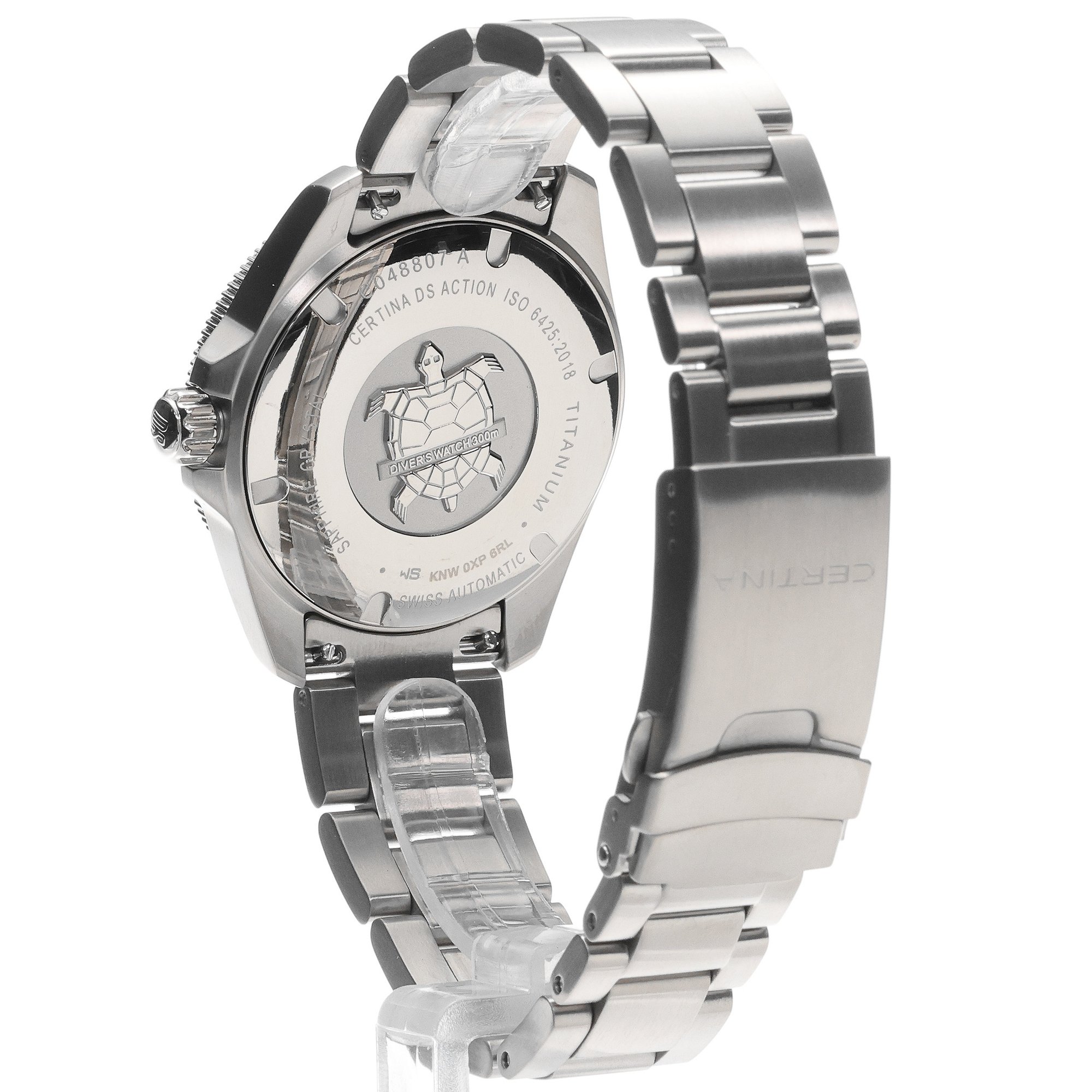 zegarek Certina C0488074405101 DS Action Diver Titanium 38mm Powermatic 80 DS Action szafirowe
