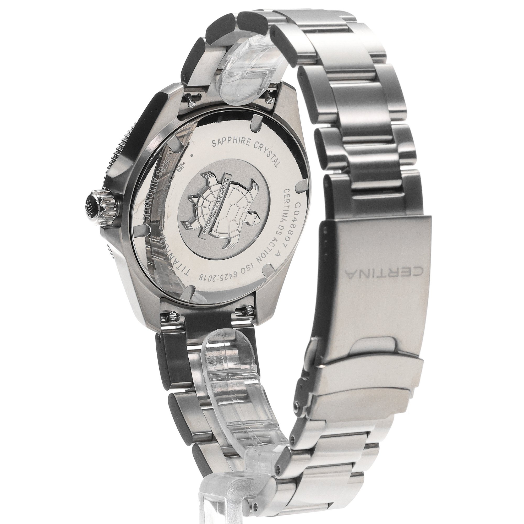 zegarek Certina C0488074408100 DS Action Diver Titanium 38mm Powermatic 80 DS Action szafirowe - miniatura 4