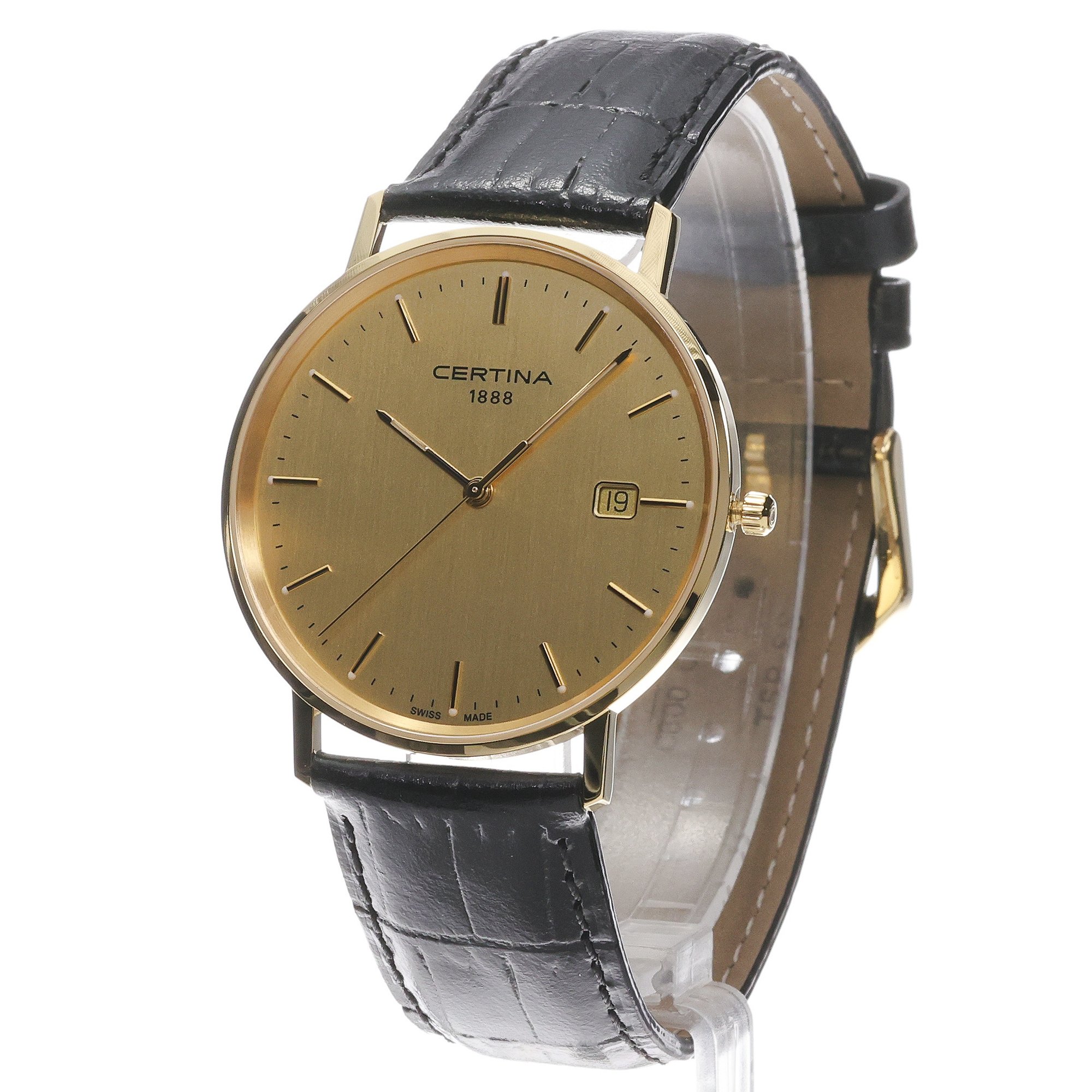 zegarek Certina C9014101602100 Priska Gold 18K 38mm Priska szafirowe - miniatura 2