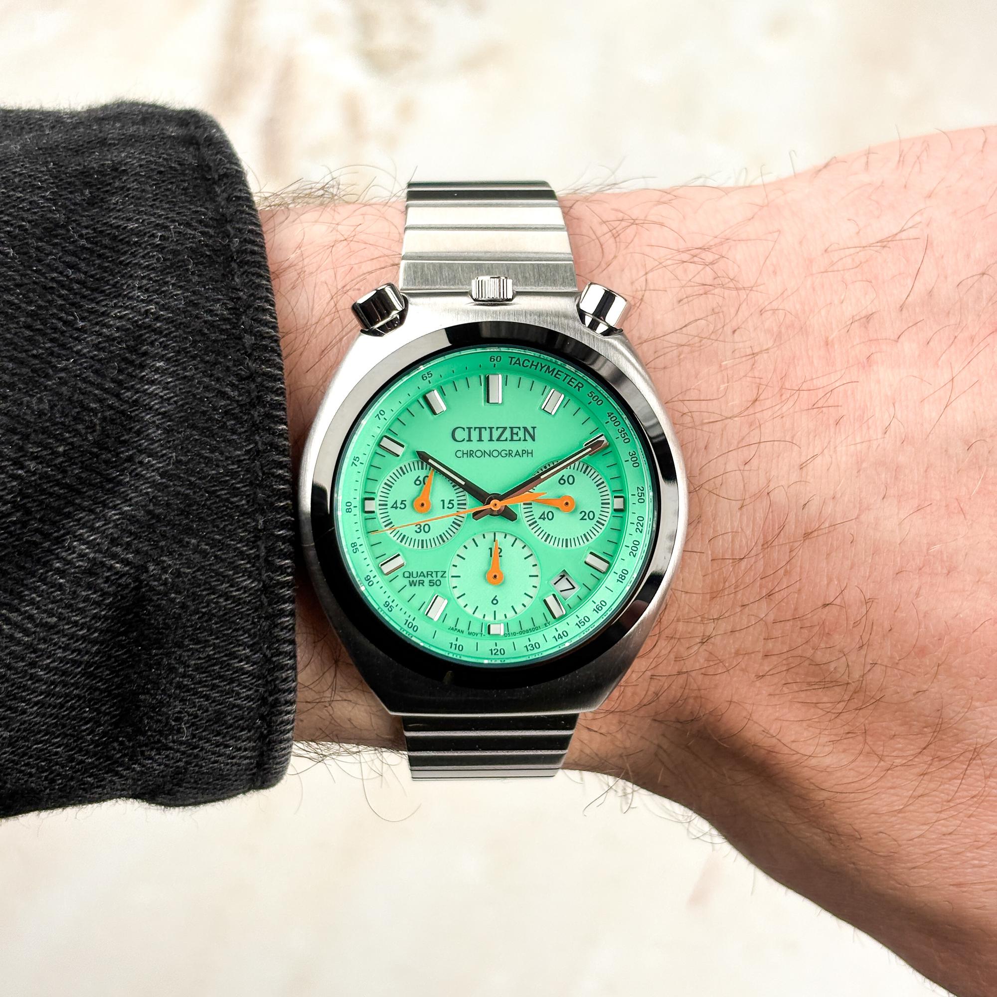 zegarek Citizen AN3660-73X kwarcowy męski Chrono Quartz Chronograph - miniatura 9