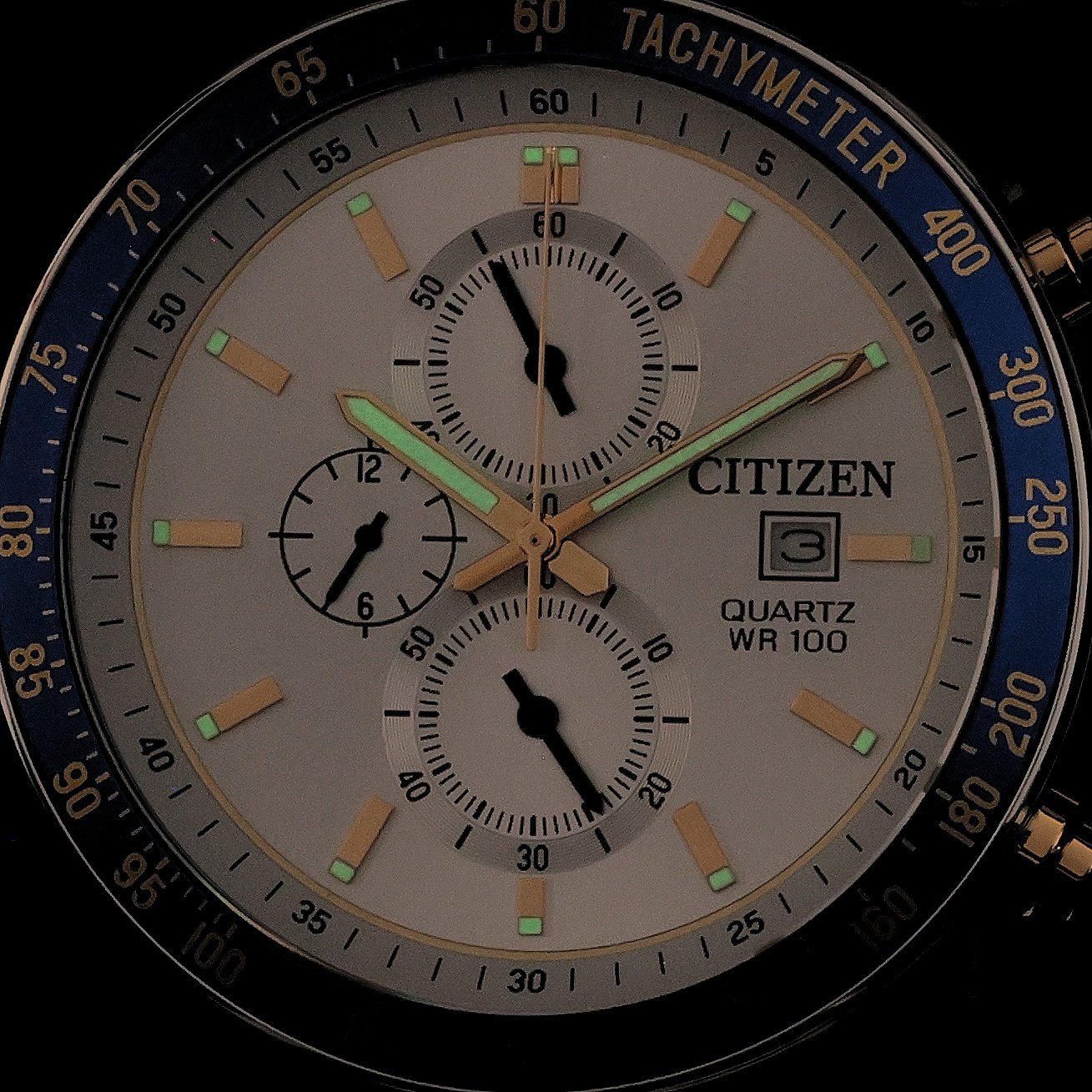 zegarek Citizen AN3686-53A srebrny Chrono - miniatura 5