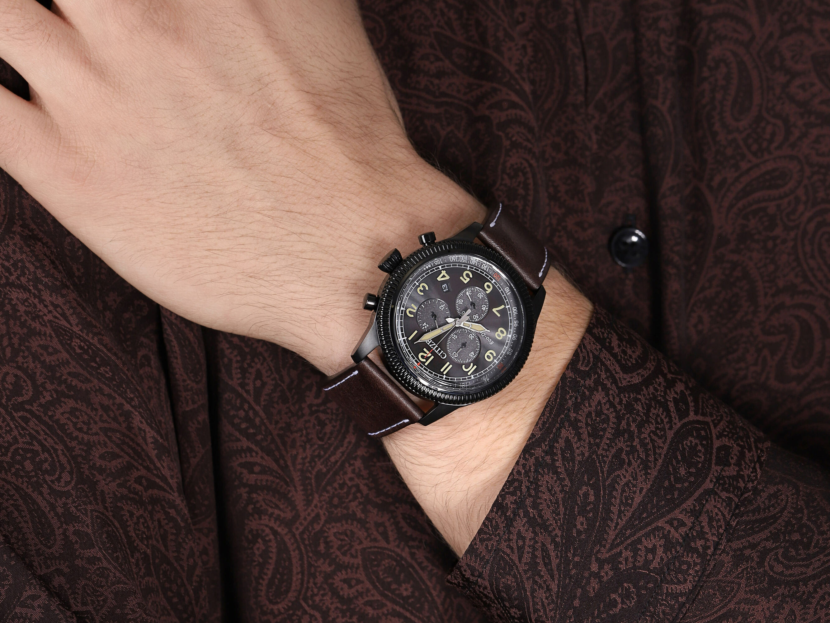 zegarek Citizen AT2465-18E solar męski Ecodrive - miniatura 4
