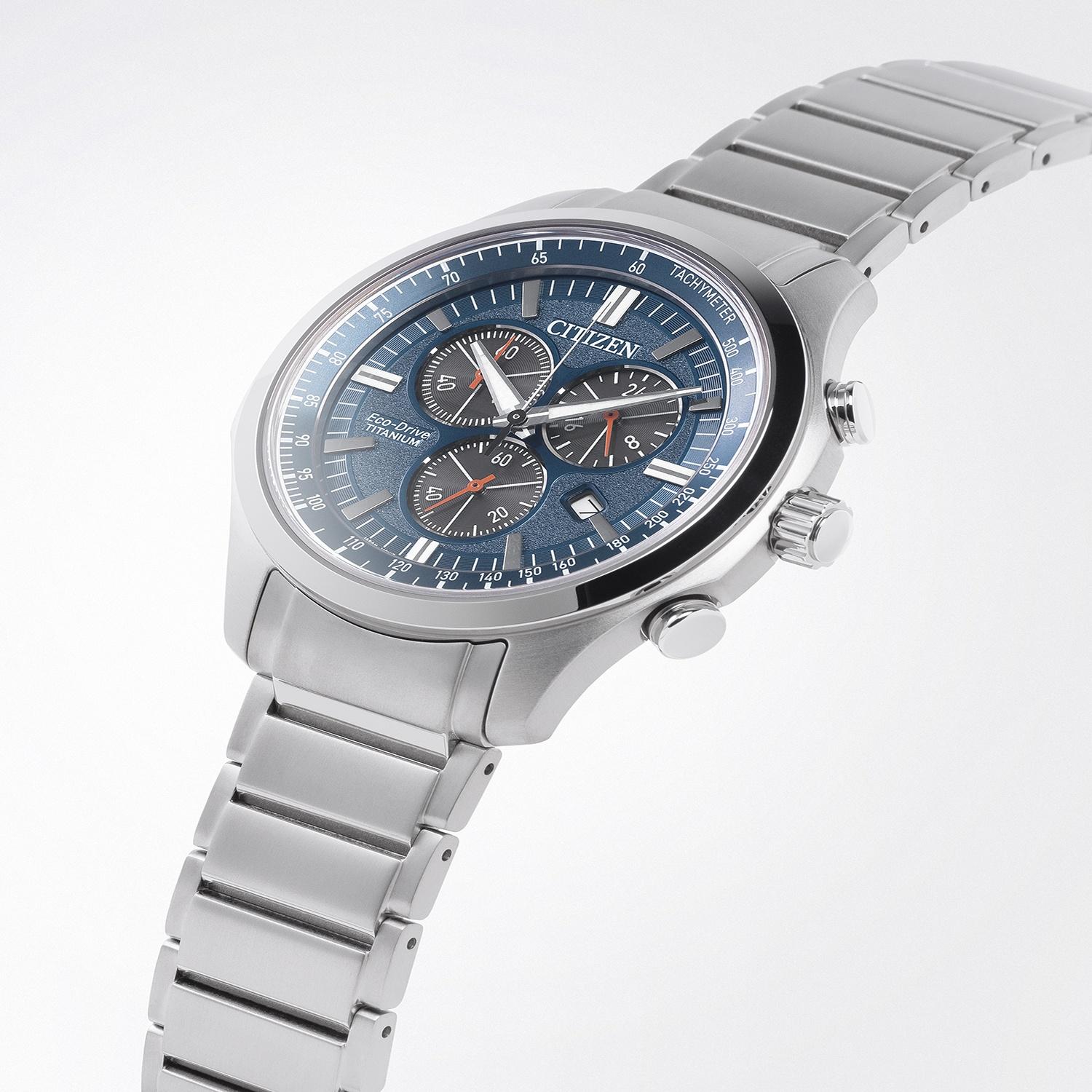 zegarek Citizen AT2530-85L solar męski Titanium Super Titanium - miniatura 6