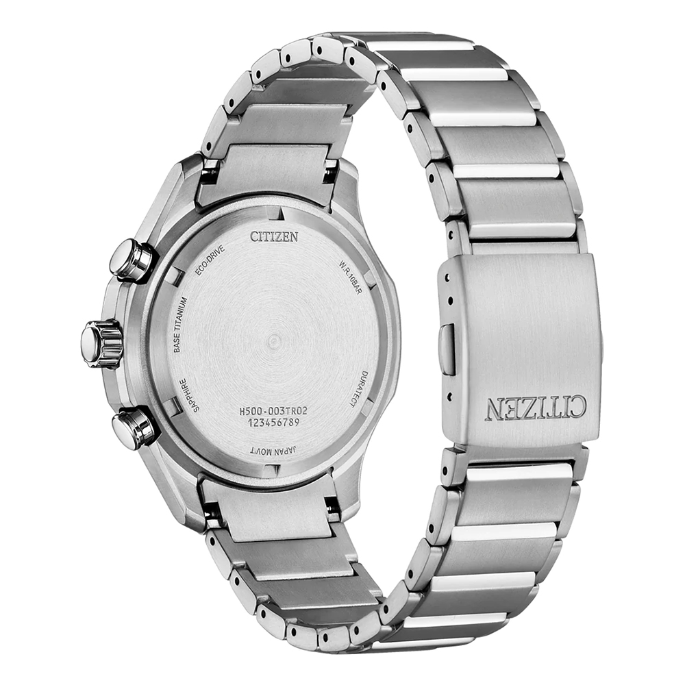 zegarek Citizen AT2530-85X męski z tachometr Titanium - miniatura 3