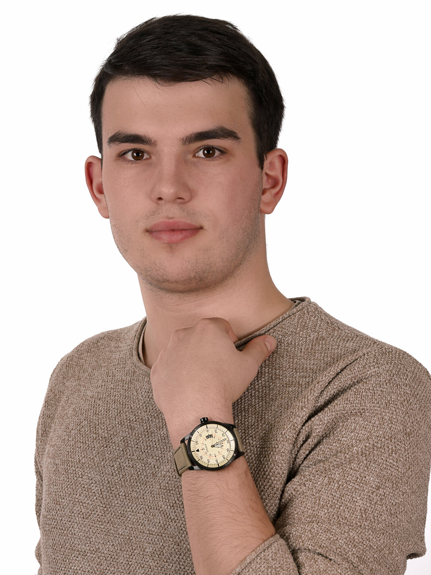 zegarek Citizen AW1365-19P szary Ecodrive - miniatura 2