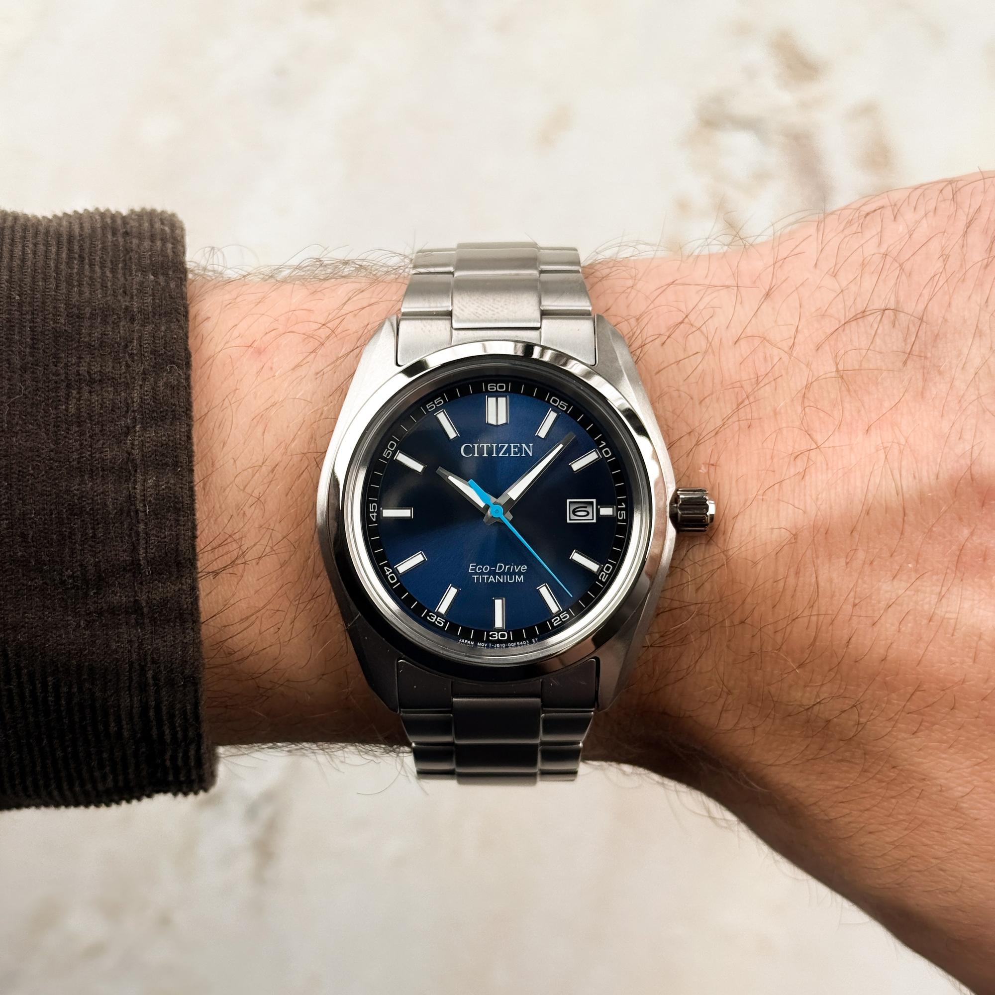 zegarek Citizen AW1900-50L szary Titanium - miniatura 7