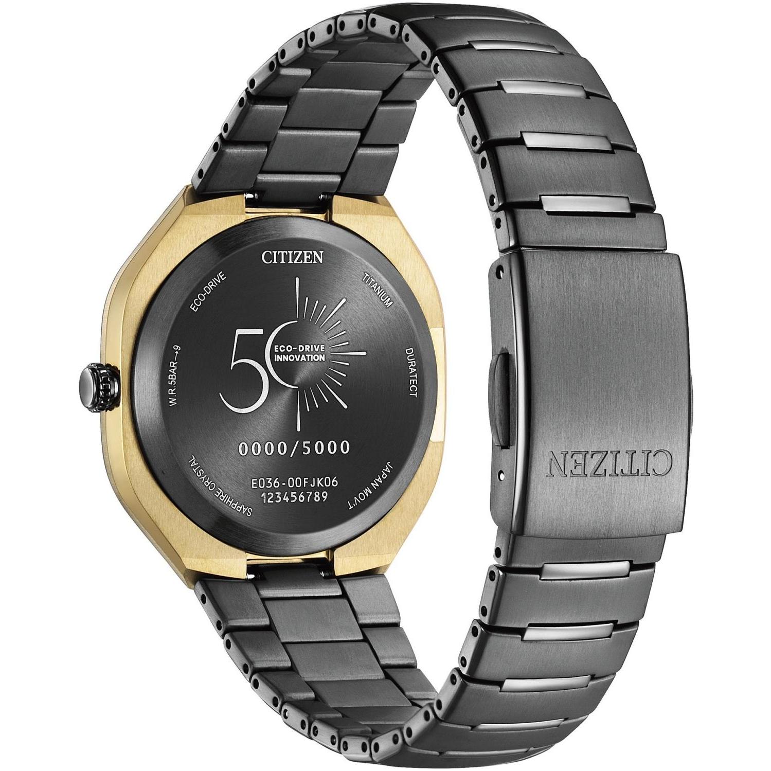 zegarek Citizen BJ6569-59X szary Ecodrive - miniatura 6