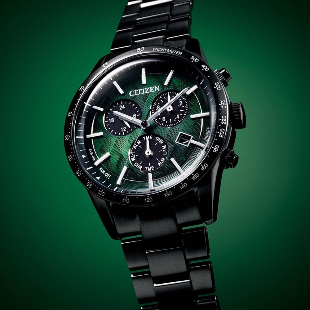 zegarek Citizen BL5497-85W solar męski Chrono Eco-Drive Chronograph - miniatura 6