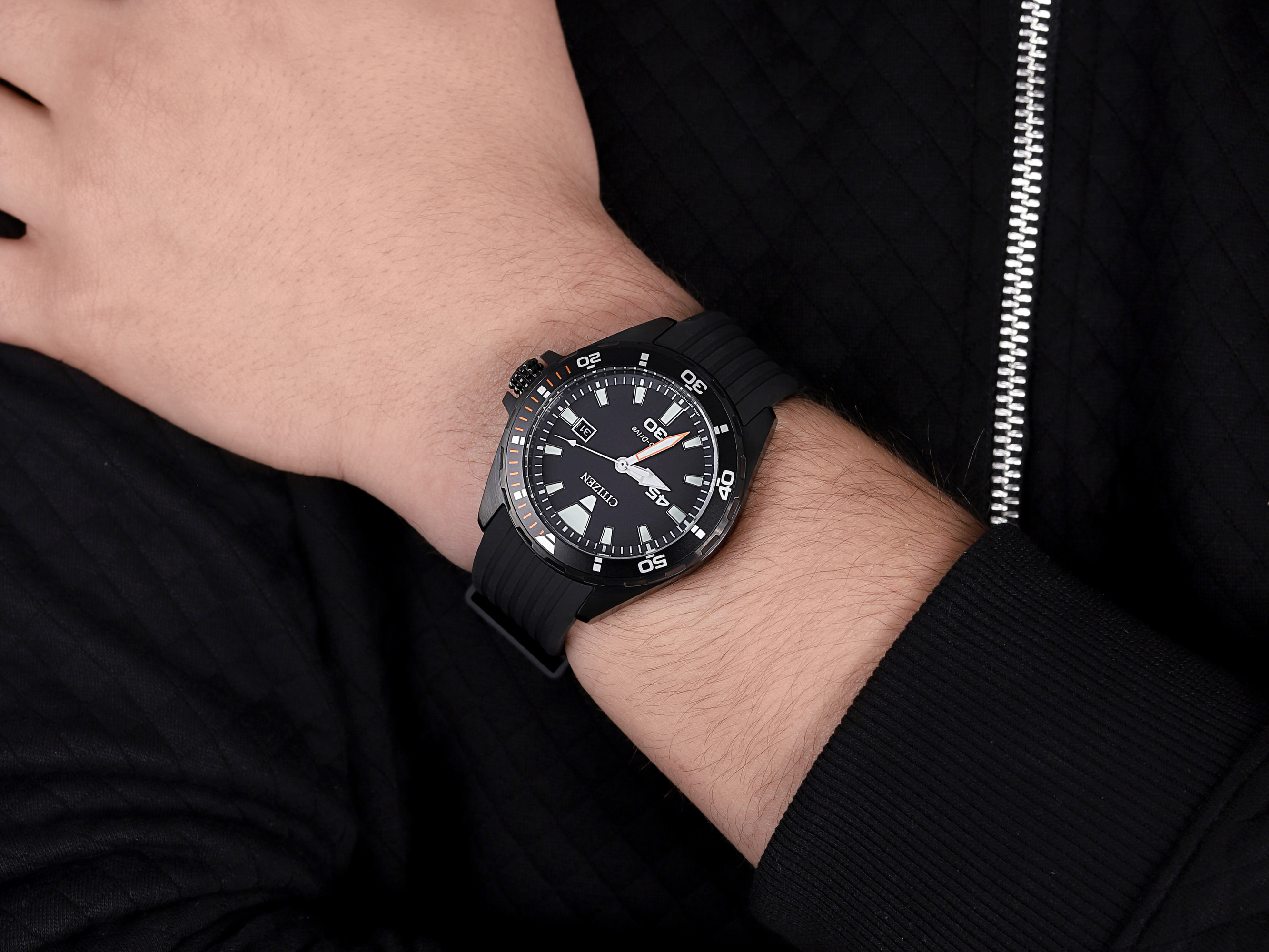 zegarek Citizen BM7455-11E solar męski Sport - miniatura 4
