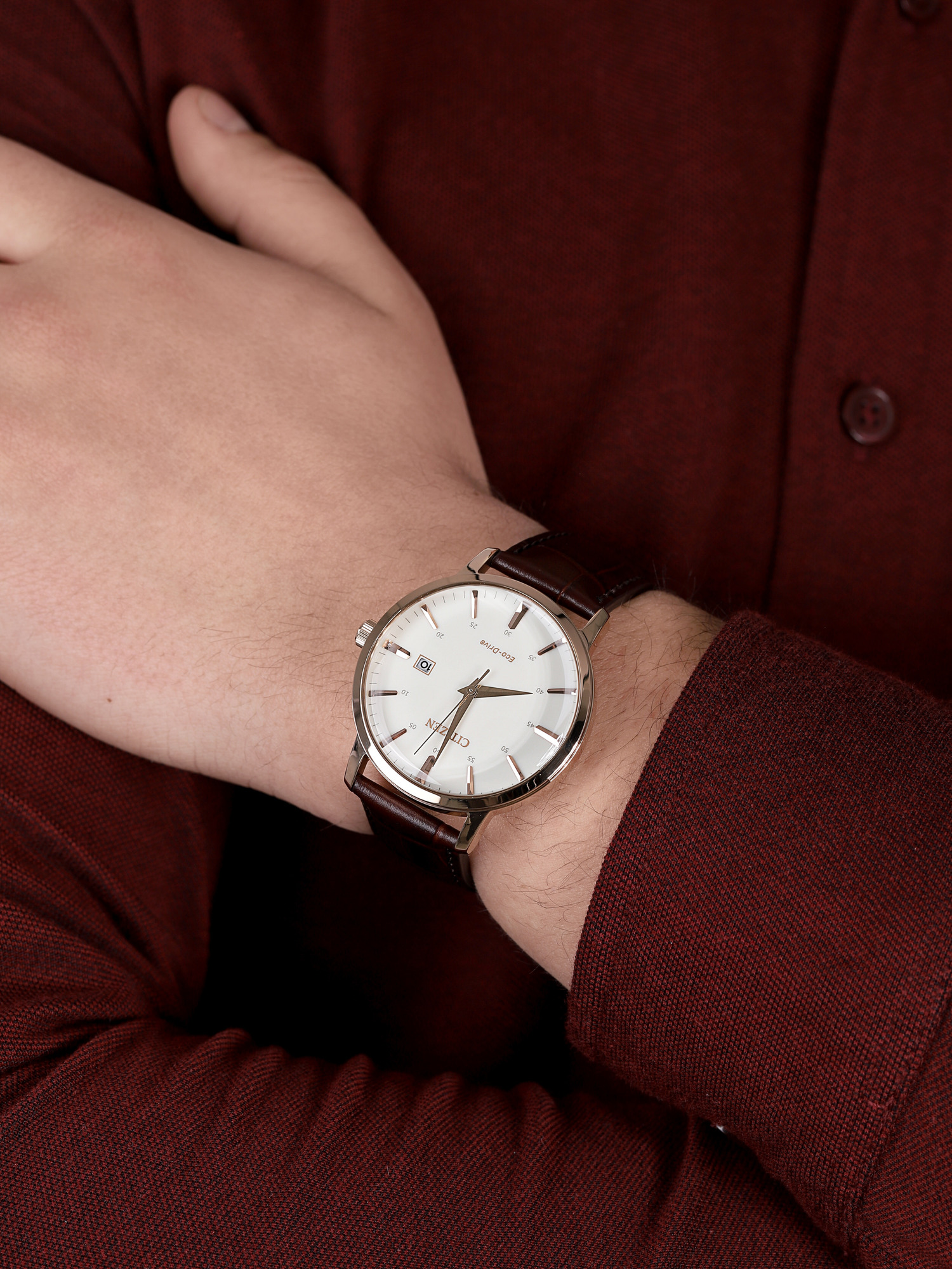 zegarek Citizen BM7463-12A różowe złoto Ecodrive - miniatura 3