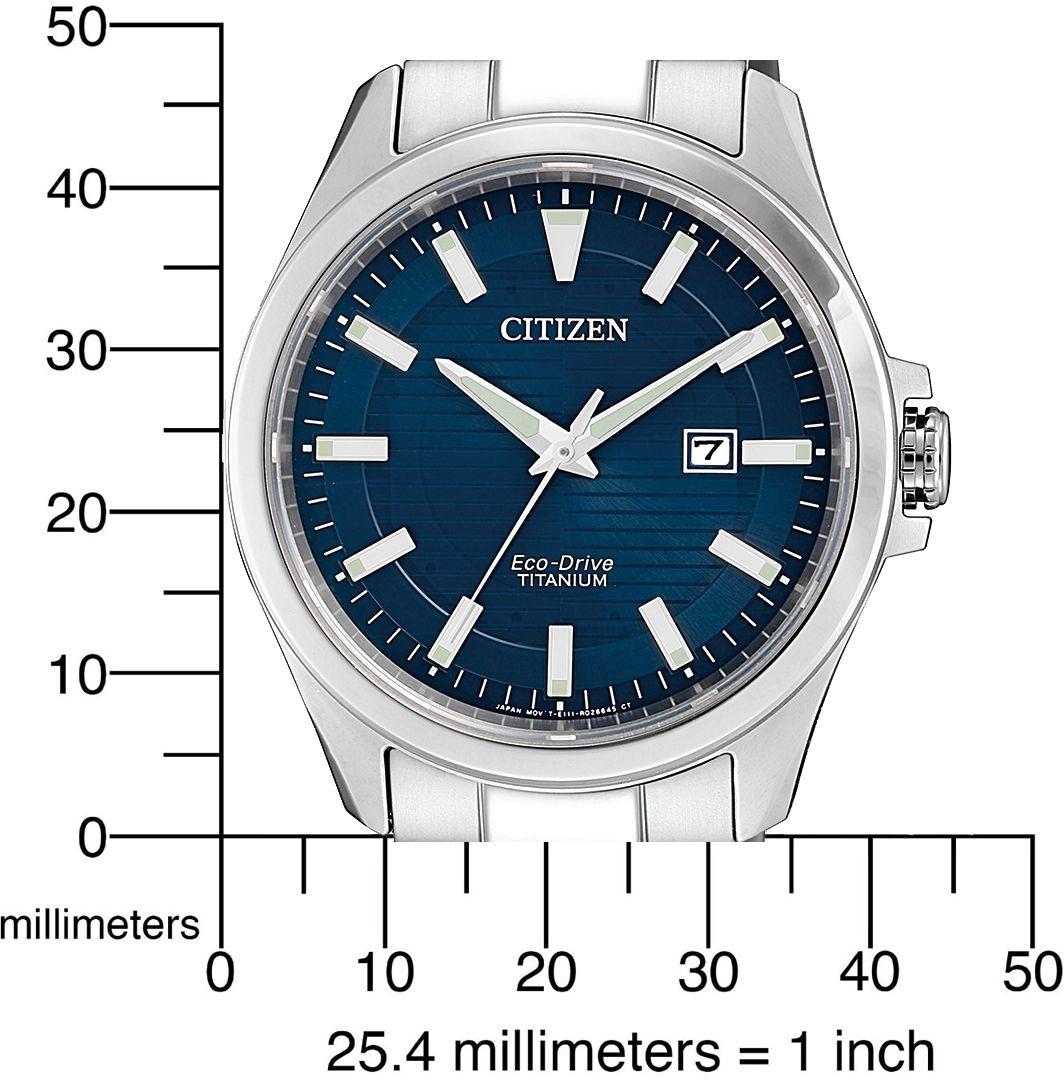 zegarek Citizen BM7470-84L srebrny Titanium - miniatura 7