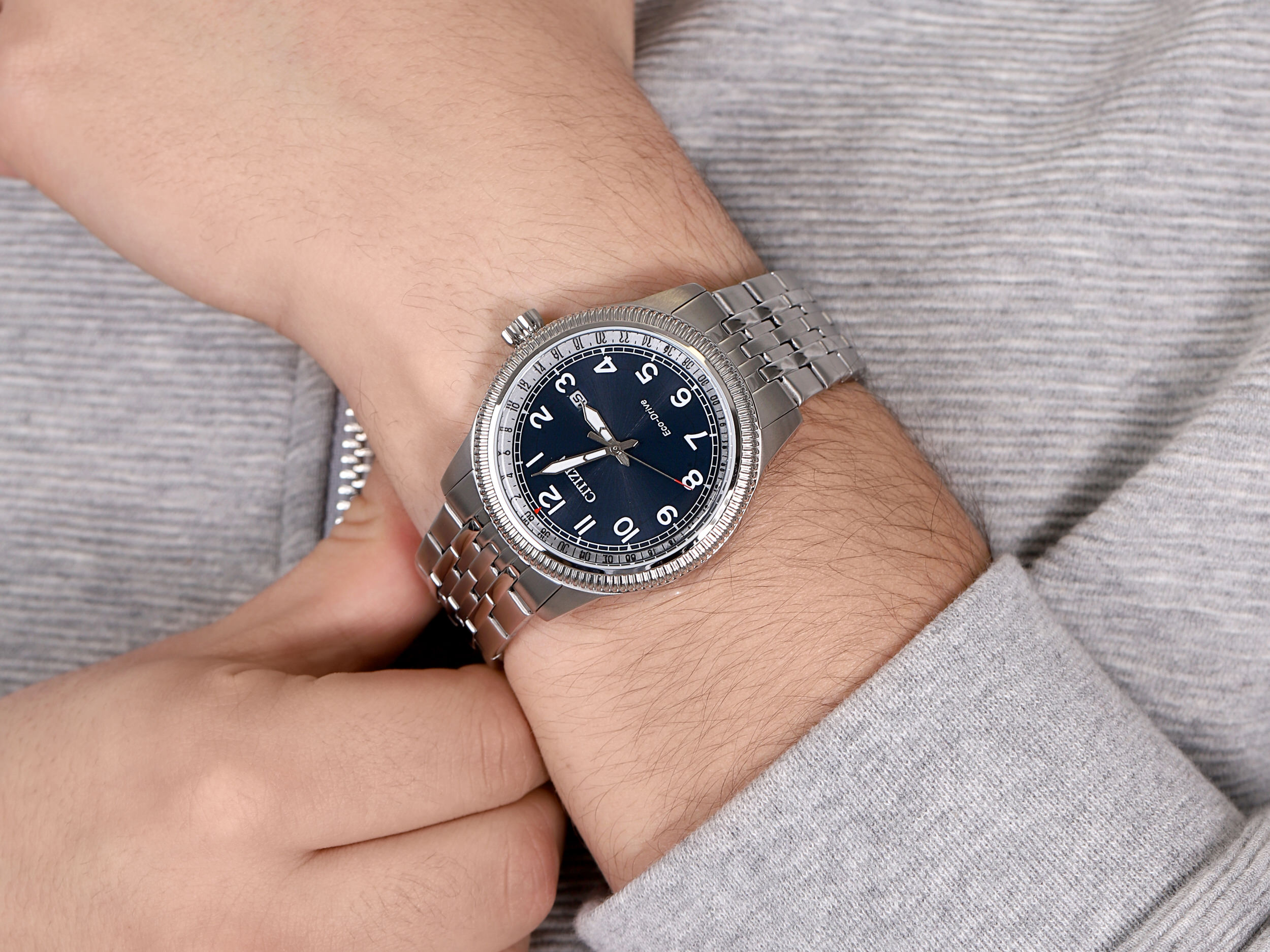 zegarek Citizen BM7480-81L srebrny Ecodrive - miniatura 4