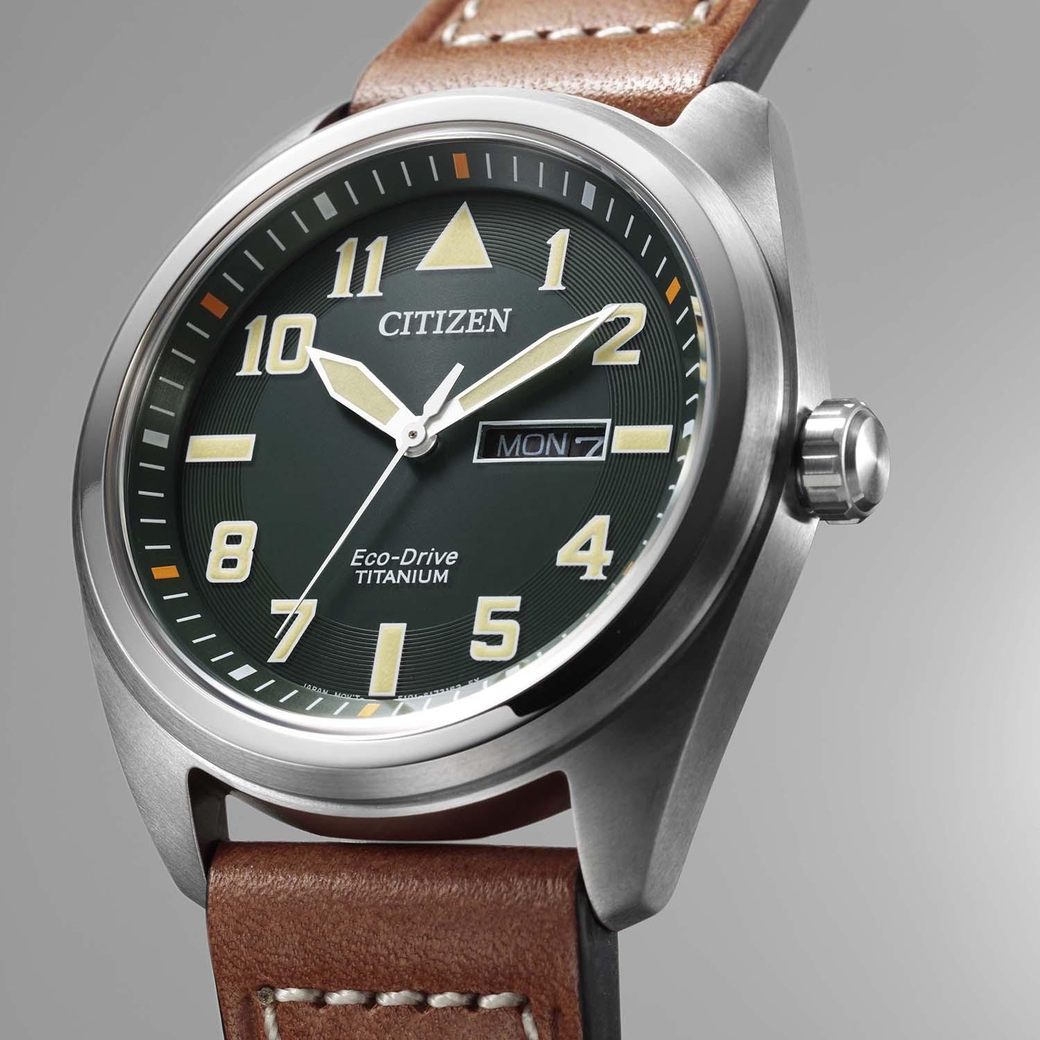 zegarek Citizen BM8560-11XC szary Titanium