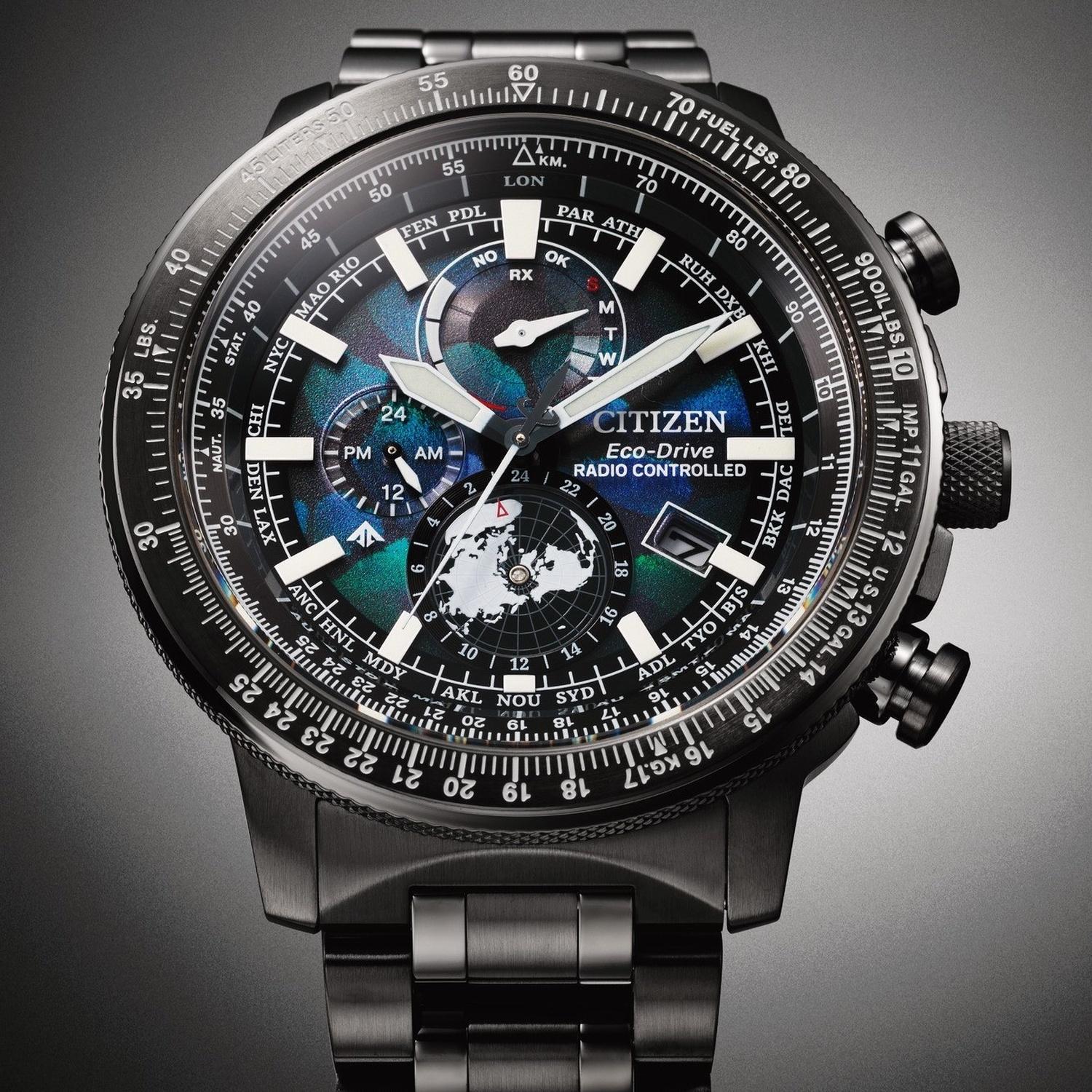 zegarek Citizen BY3005-56E solar męski Promaster Promaster Sky Radio Controlled Nothern Hemisphere - miniatura 6