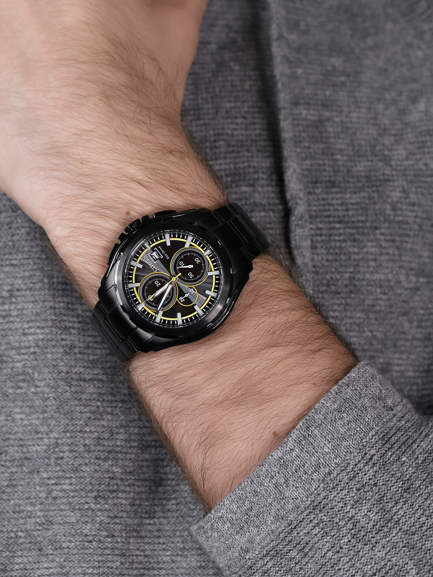 zegarek Citizen CA0275-55F męski z chronograf Chrono - miniatura 3
