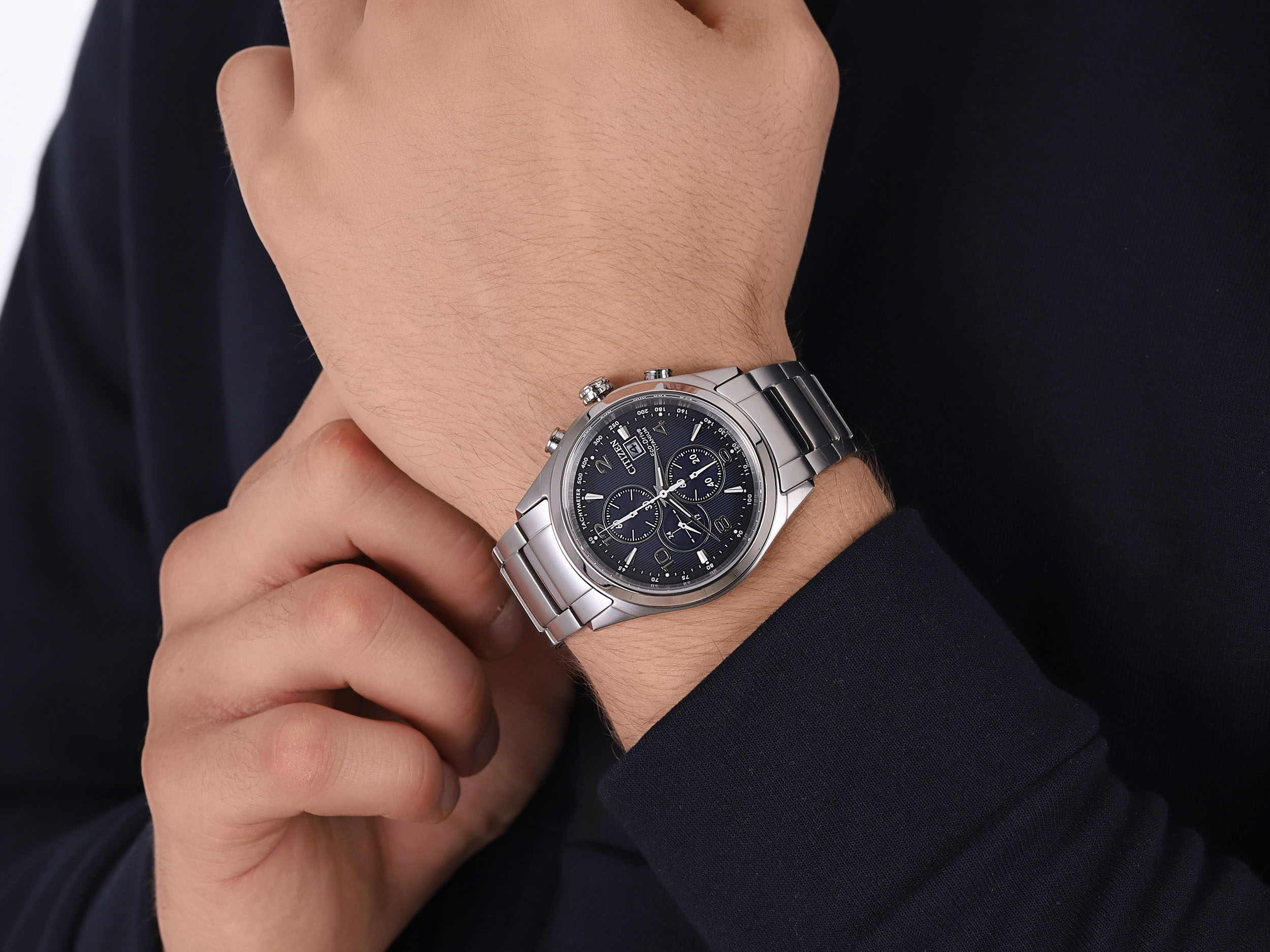 zegarek Citizen CA0650-82L solar męski Titanium