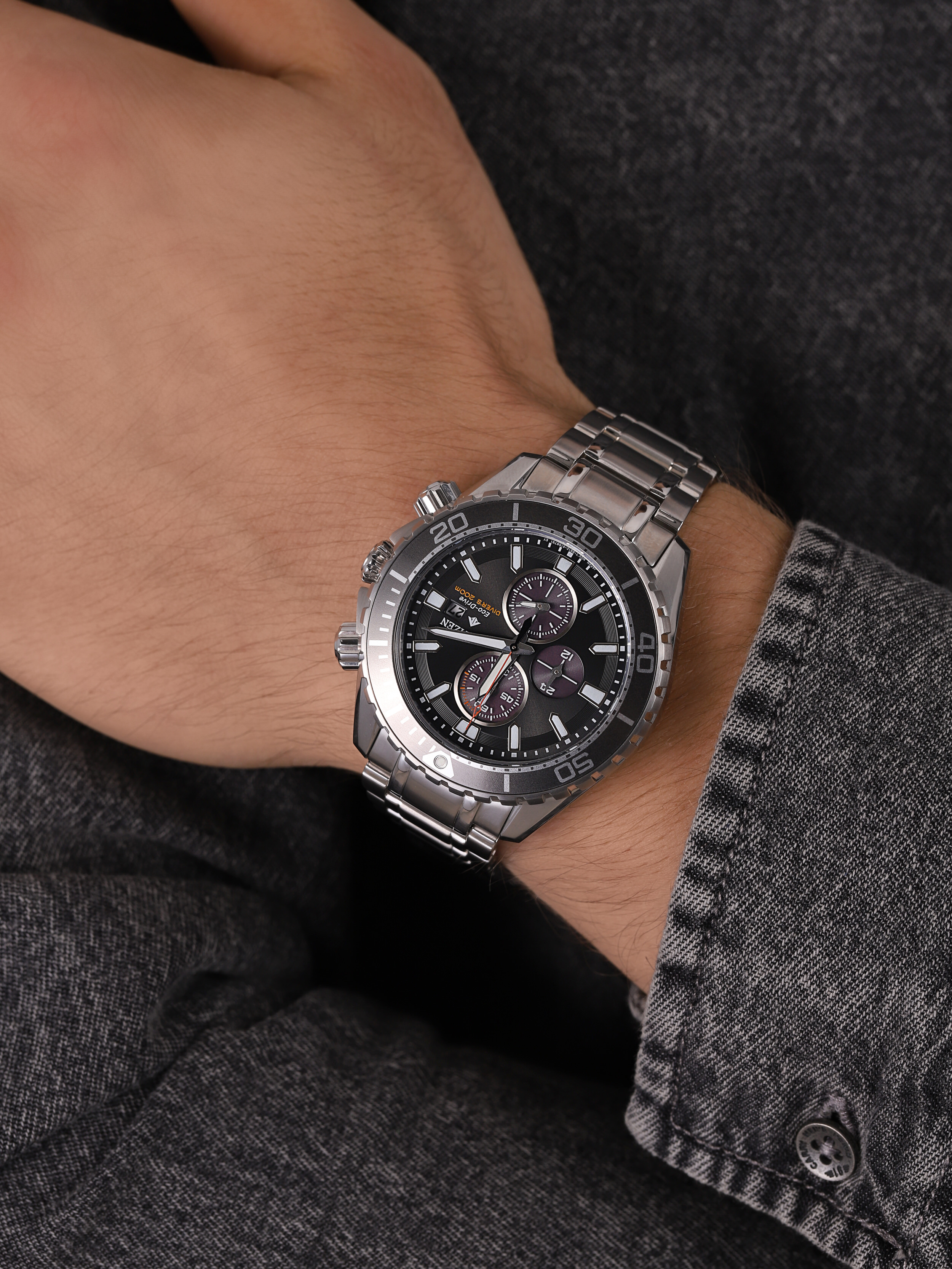 zegarek Citizen CA0711-80H solar męski Promaster Divers - miniatura 3