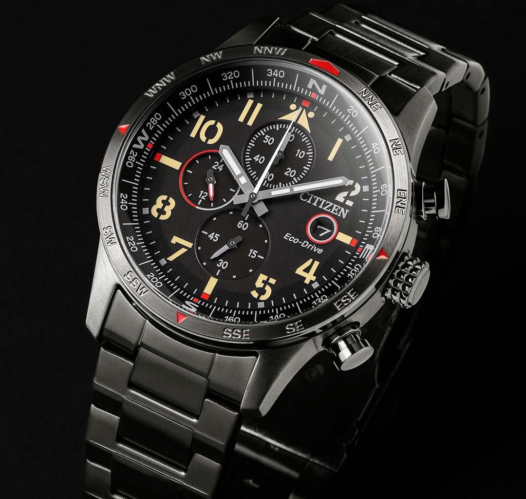 zegarek Citizen CA0797-84E czarny Ecodrive - miniatura 5
