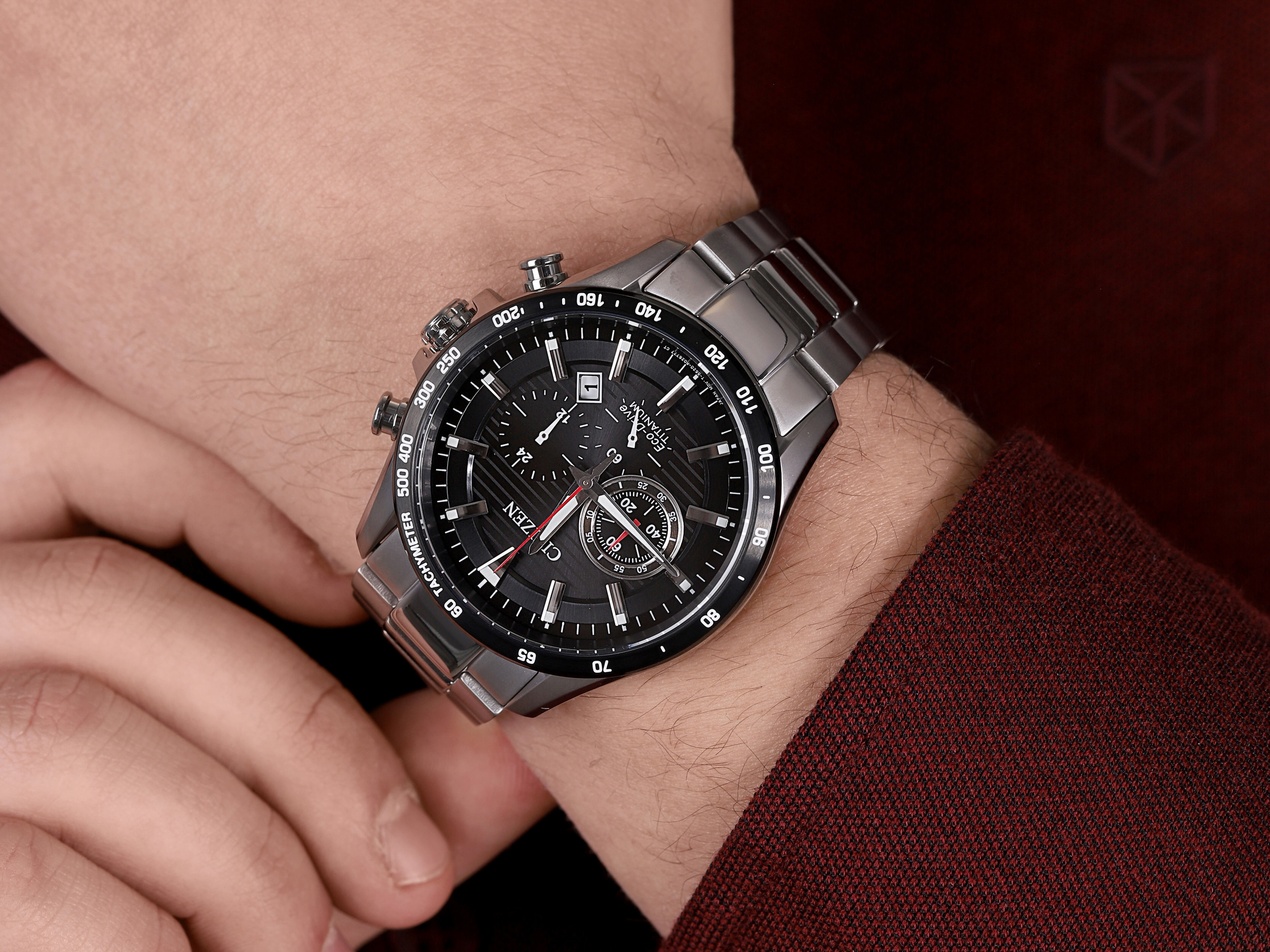 zegarek Citizen CA4444-82E solar męski Chrono - miniatura 6