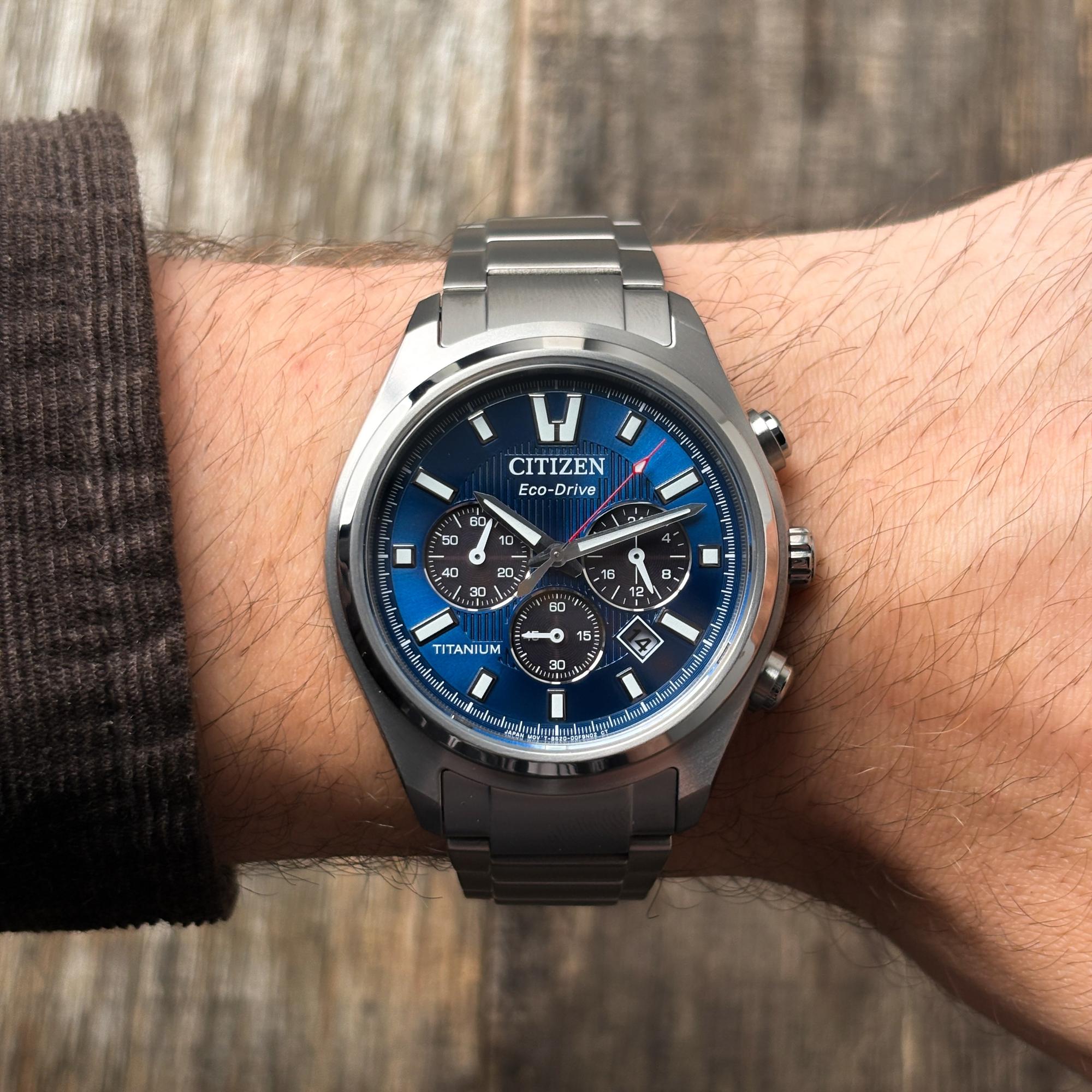 zegarek Citizen CA4750-51L Super Titanium Chronograph Titanium szafirowe