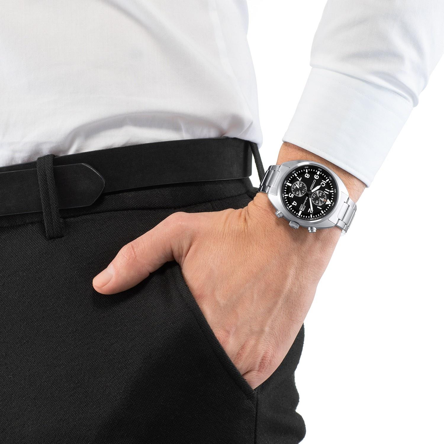 zegarek Citizen CA7040-85E srebrny Ecodrive - miniatura 7