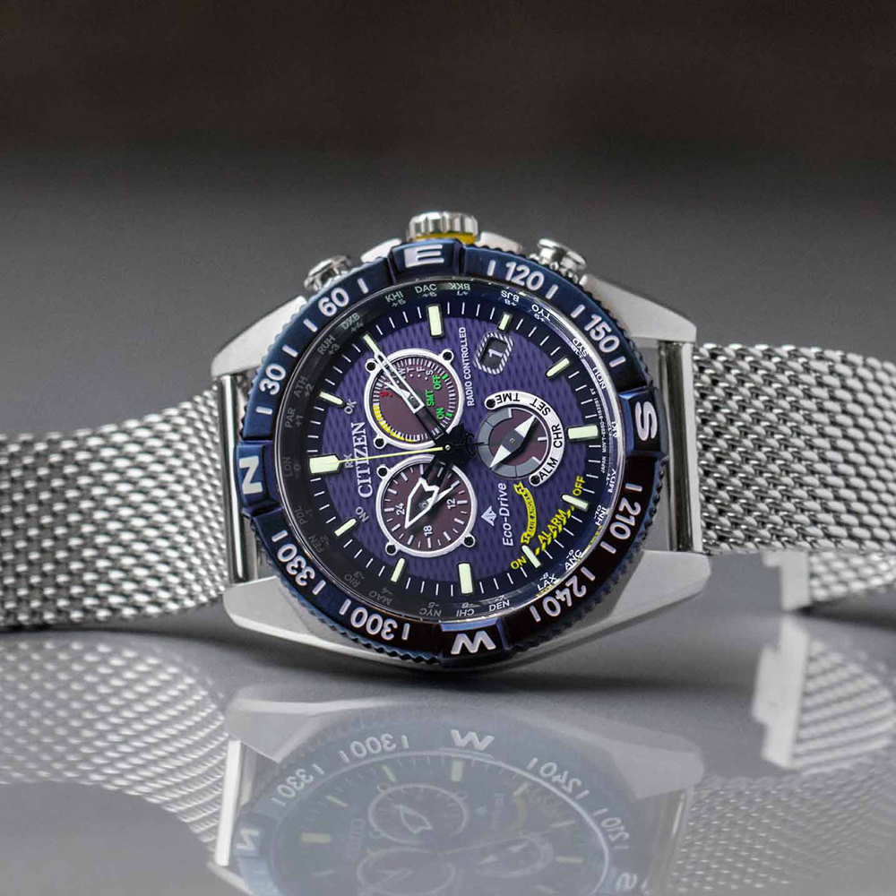zegarek Citizen CB5848-57L solar męski Promaster PROMASTER NAVIHAWK A-T - miniatura 6