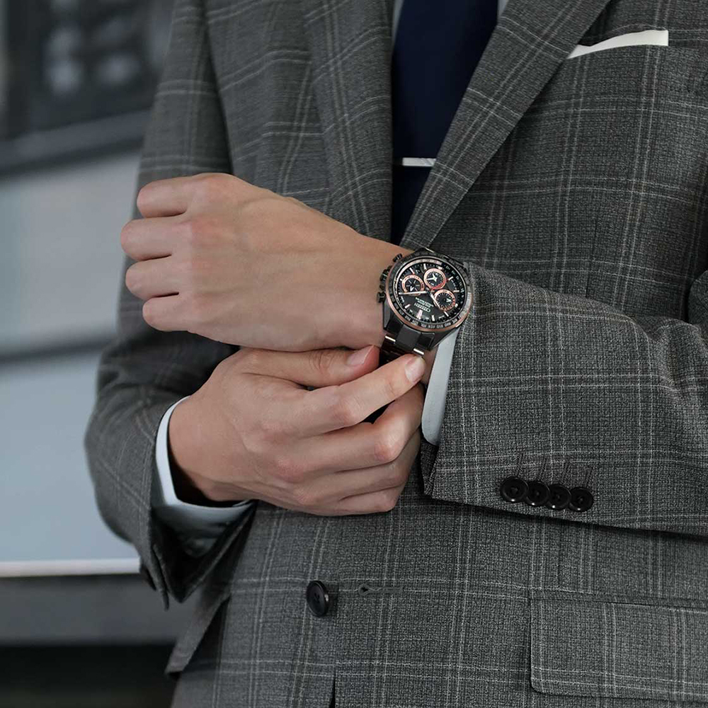 zegarek Citizen CC4016-67E Titanium Eco-Drive męski z chronograf Titanium - miniatura 9