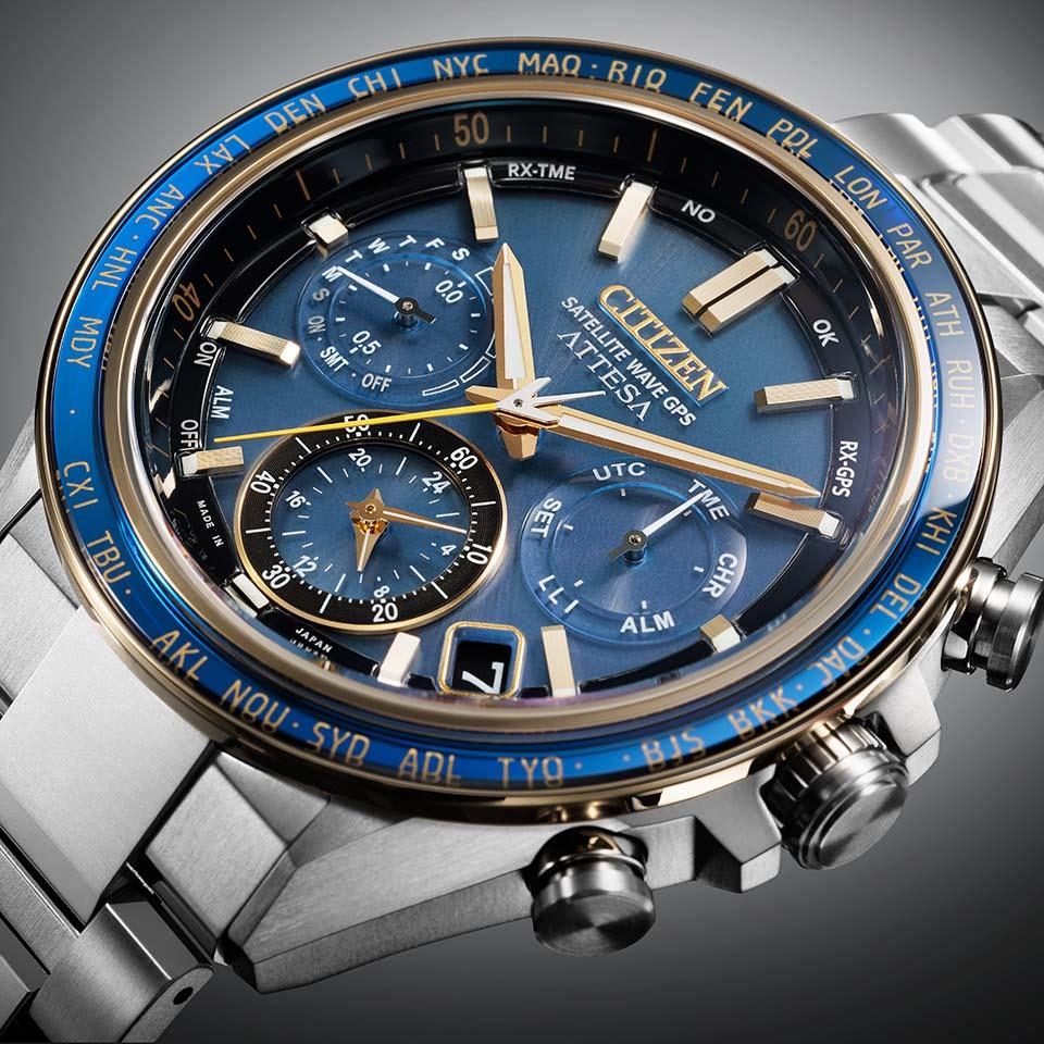 zegarek Citizen CC4054-68L solar męski Satellite Wave Titanium Attesa Eco-Drive - miniatura 6