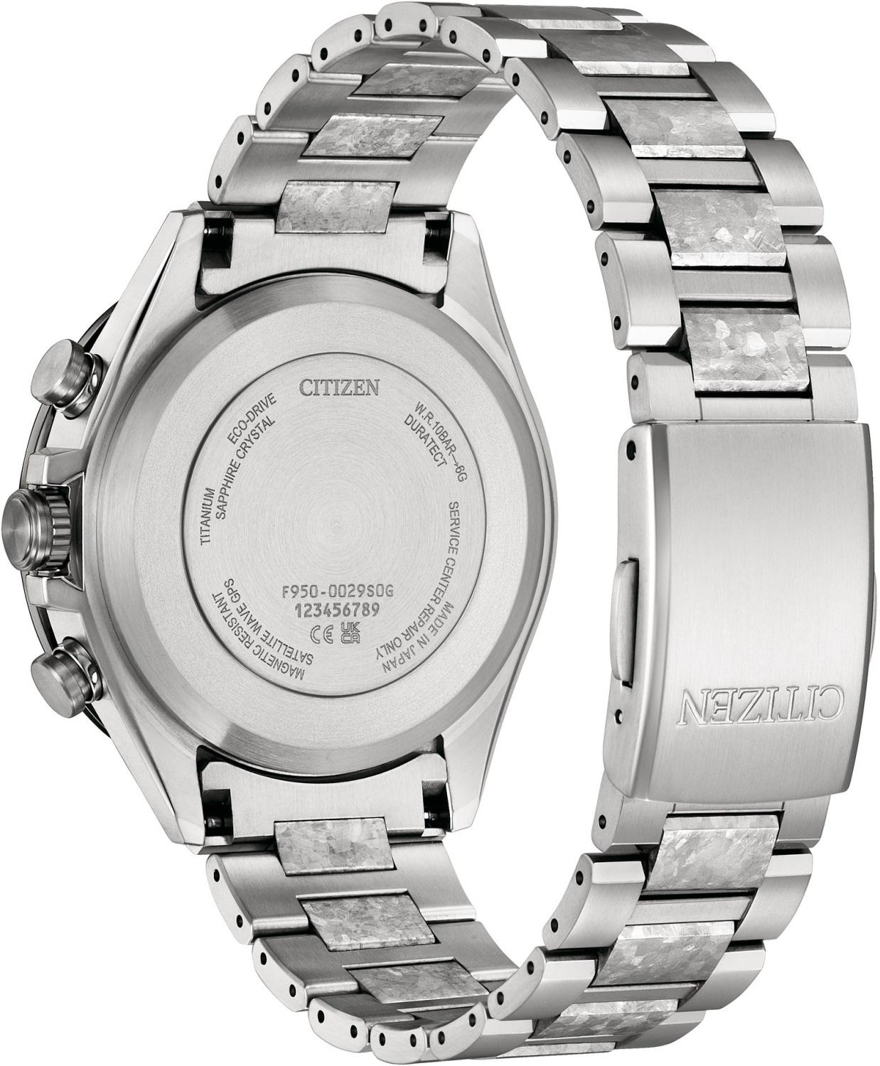 zegarek Citizen CC4076-65A solar męski Satellite Wave Attesa - Unite with Blue - miniatura 3