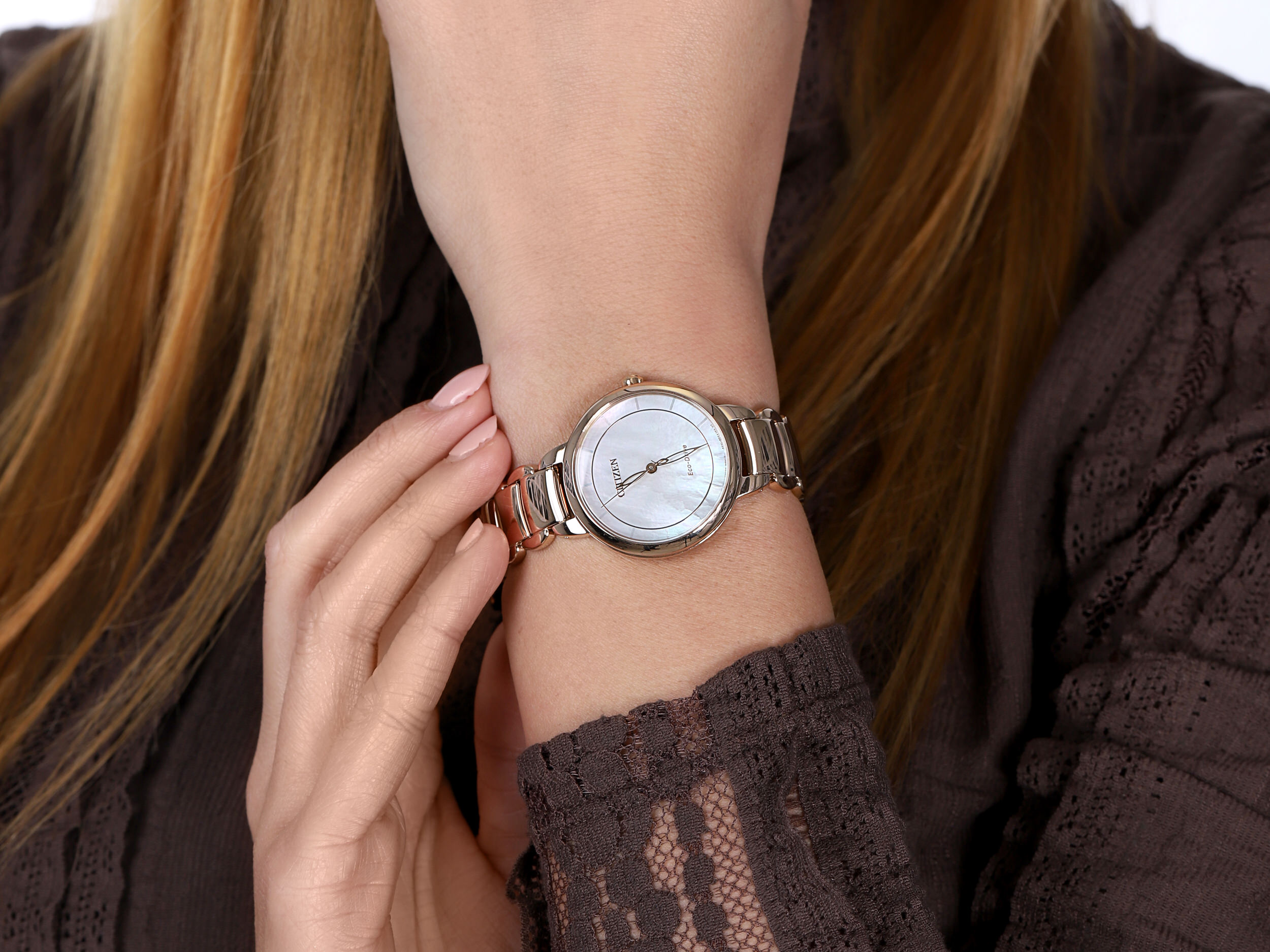 zegarek Citizen EM0673-83D solar damski Ecodrive - miniatura 4
