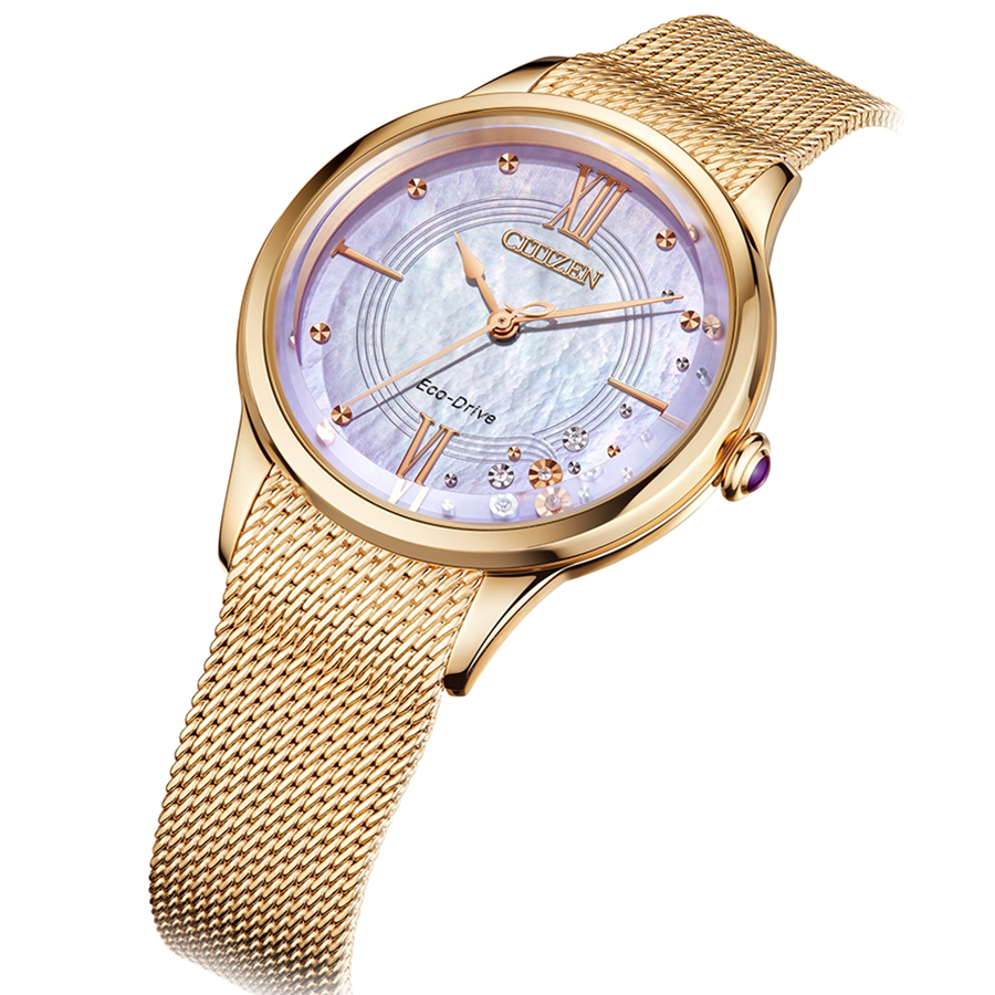 zegarek Citizen EM0817-85Y Lady szafirowe - miniatura 6