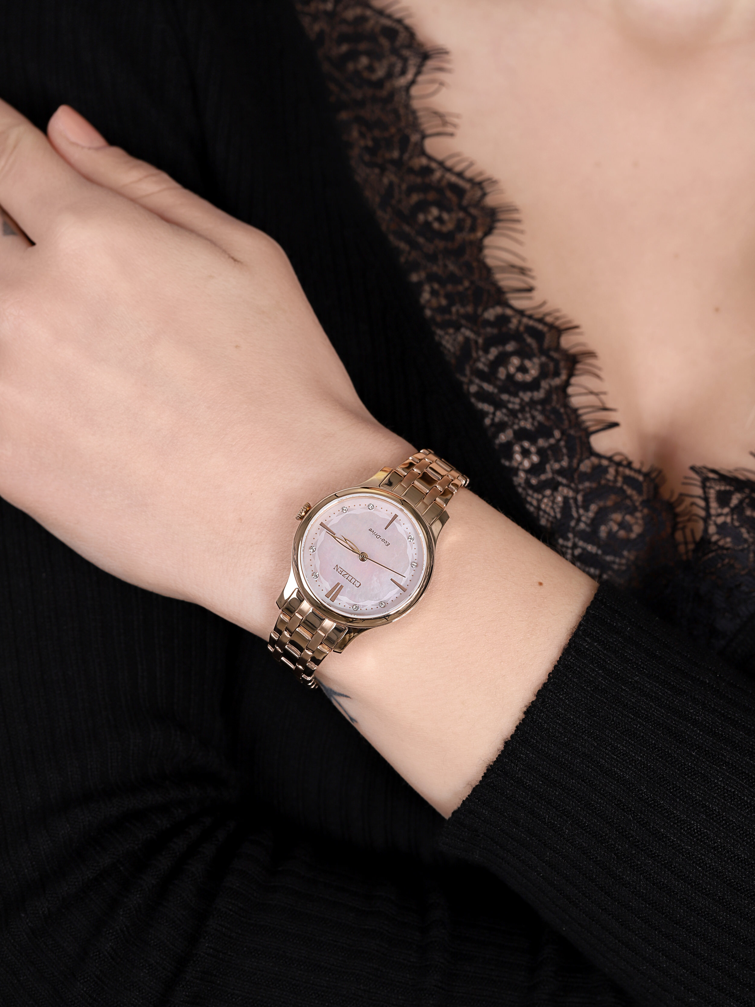 zegarek Citizen EM0893-87Y złoty Elegance - miniatura 3
