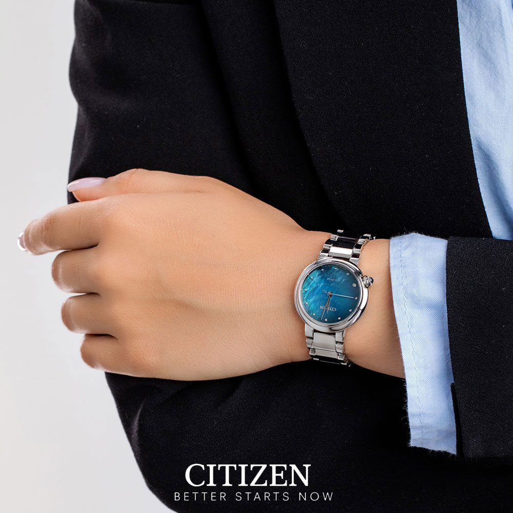 zegarek Citizen EM0910-80N srebrny Elegance - miniatura 7