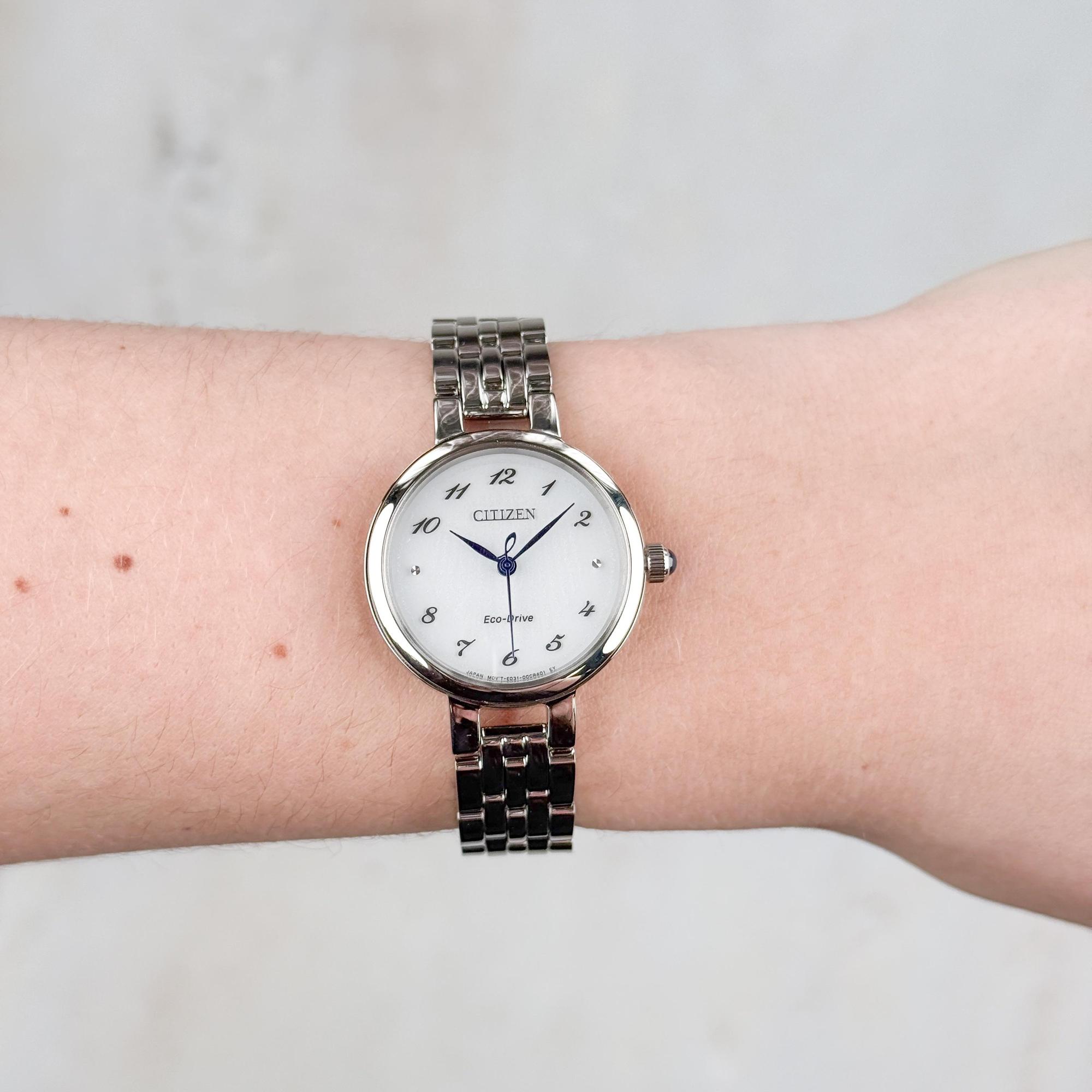 zegarek Citizen EM0990-81A srebrny Elegance