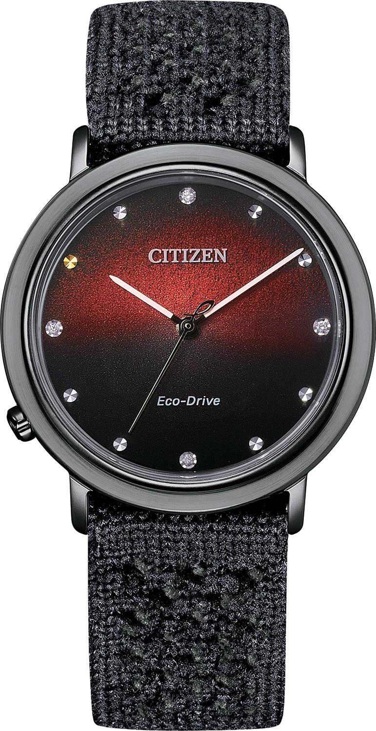 zegarek Citizen EM1007-47E czarny Lady - miniatura 7
