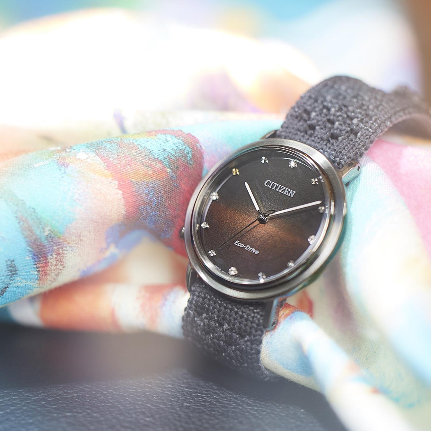zegarek Citizen EM1007-47E solar Lady - miniatura 14