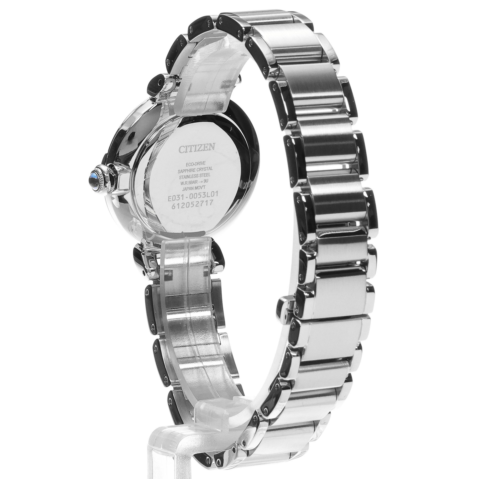 zegarek Citizen EM1070-83L Citizen Lady May Bells Ecodrive szafirowe - miniatura 4
