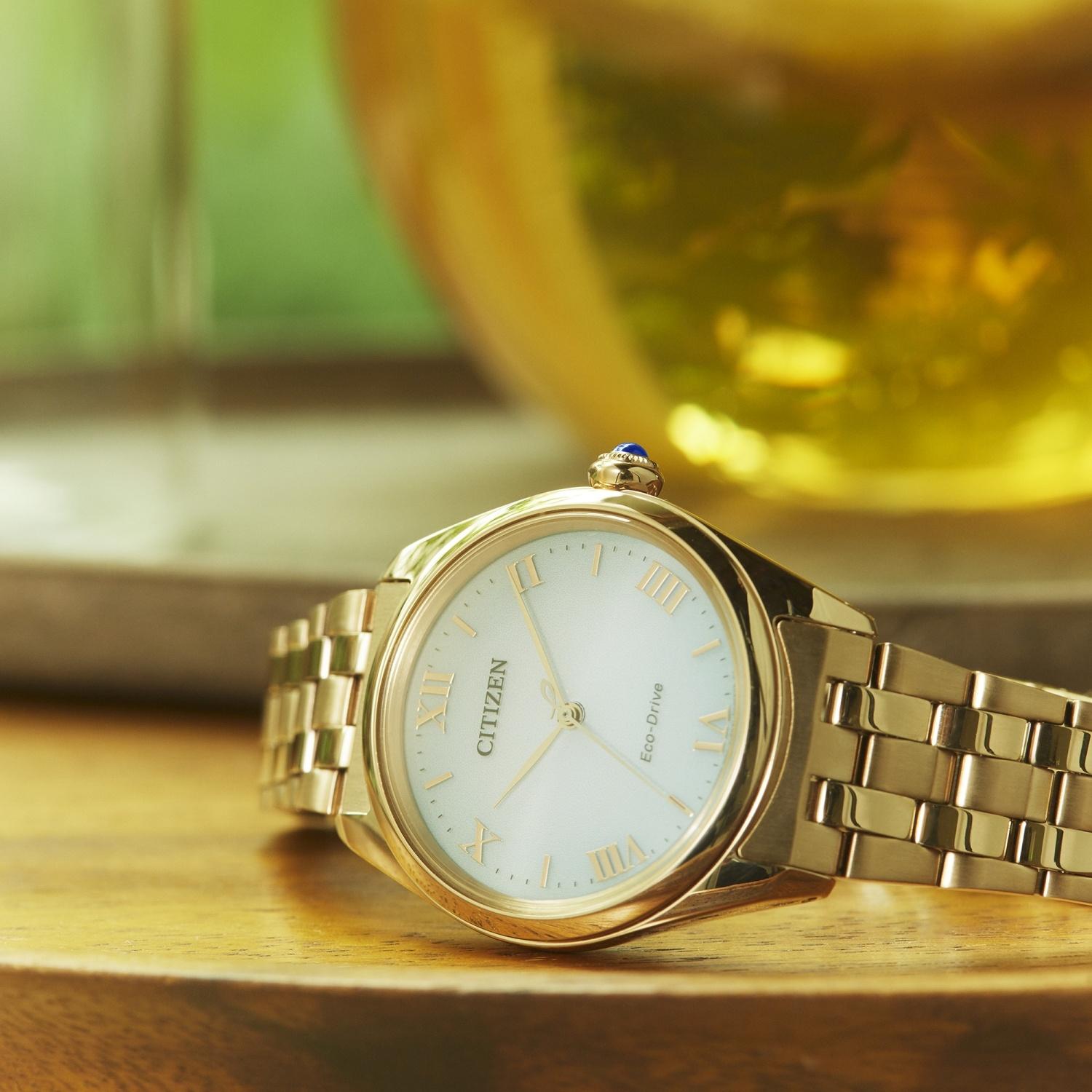 zegarek Citizen EM1143-81X różowe złoto Ecodrive