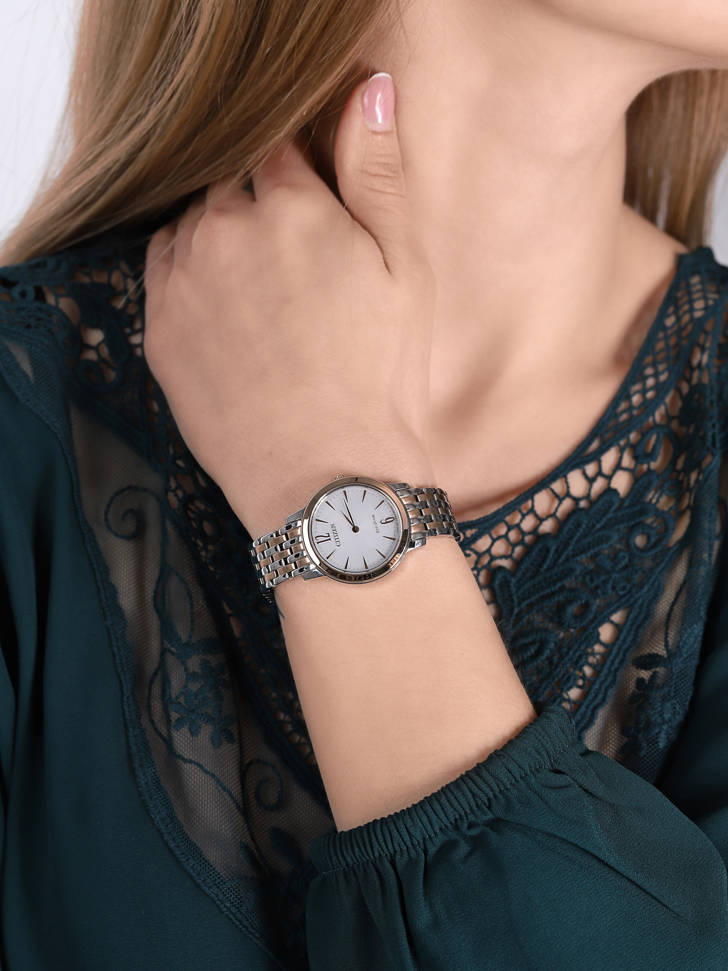 zegarek Citizen EX1496-82A srebrny Ecodrive - miniatura 3