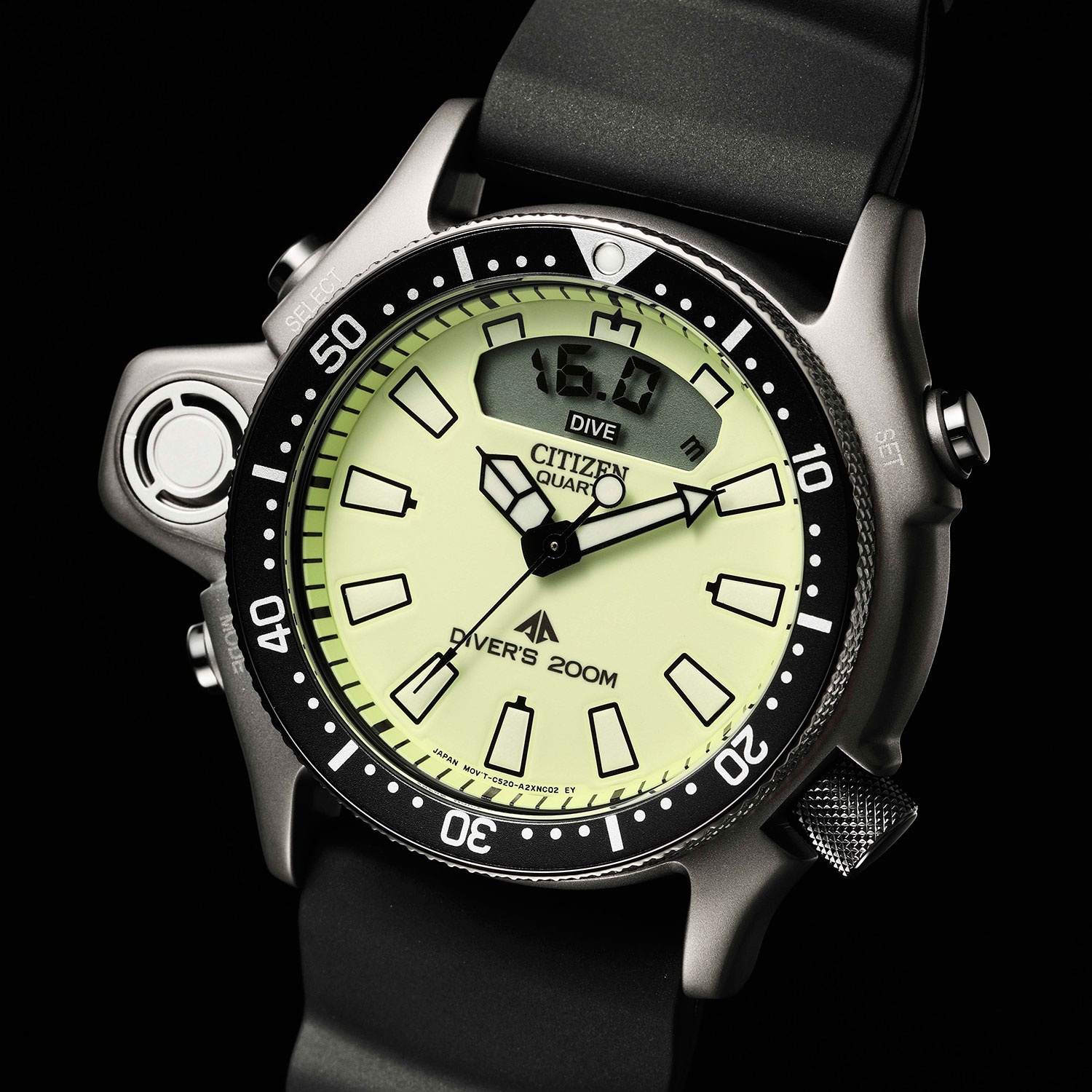zegarek Citizen JP2007-17W czarny Promaster - miniatura 4