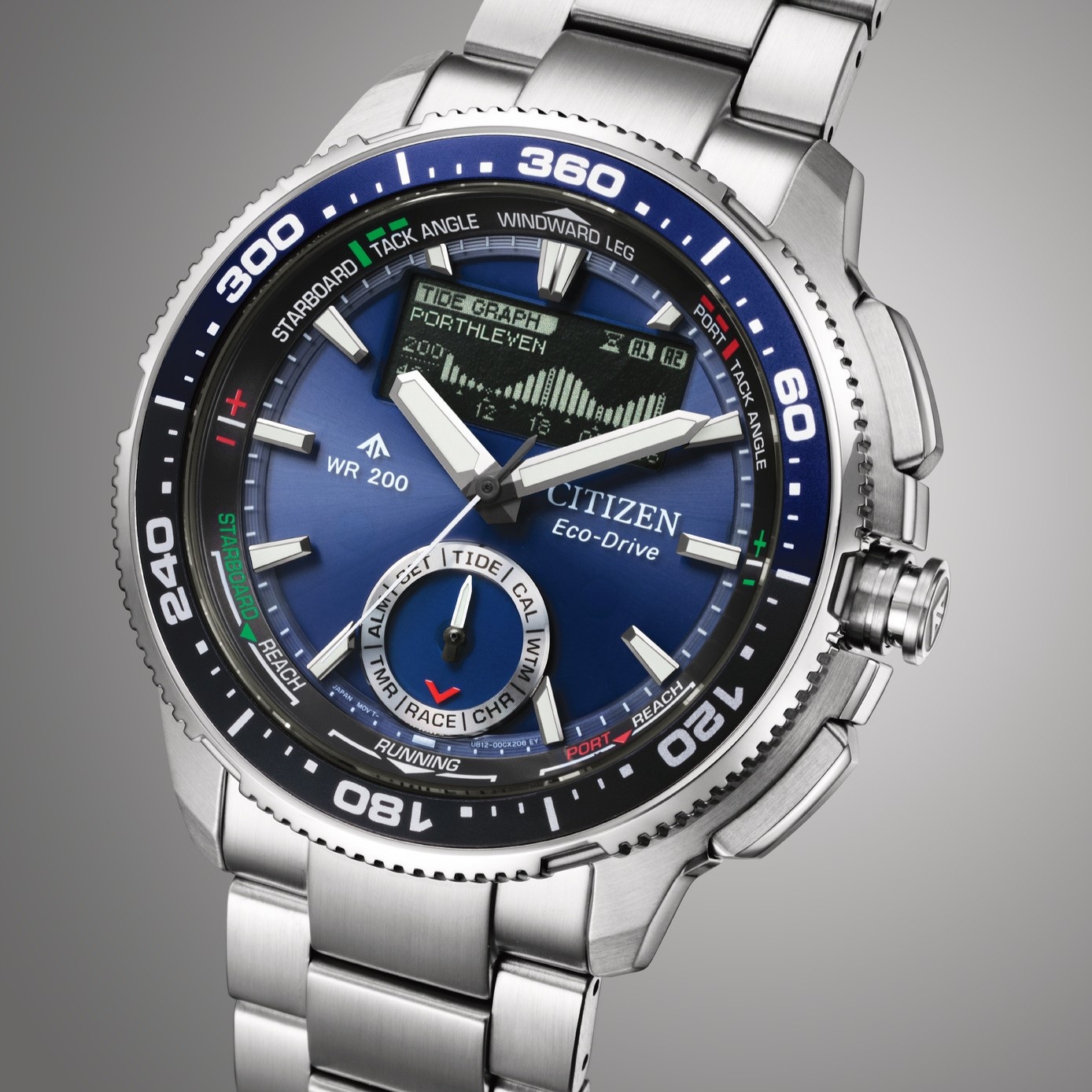 zegarek Citizen JV3006-50L Promaster Marine Wave Tracker Promaster szafirowe - miniatura 6