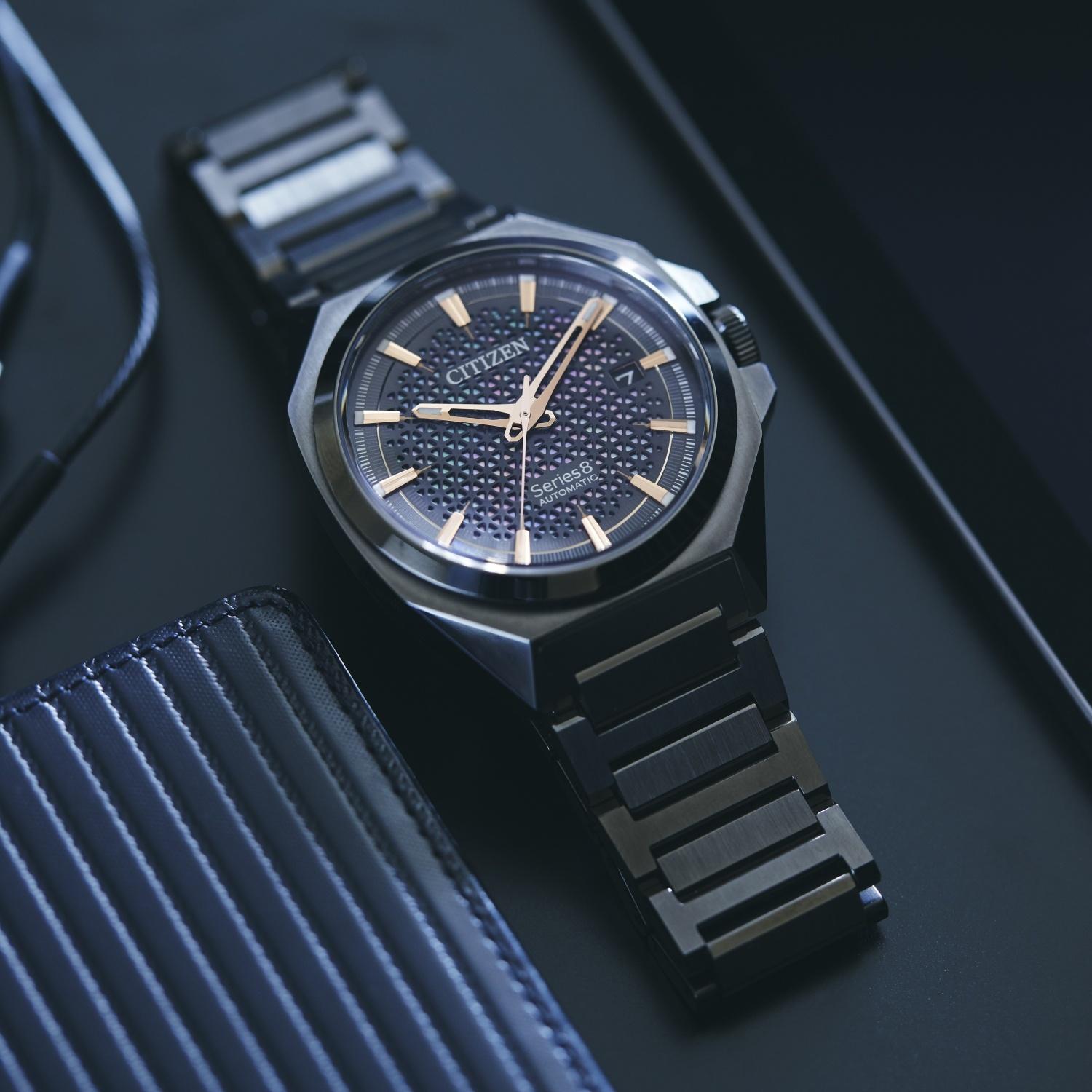 zegarek Citizen NA1015-81Z czarny Series 8 - miniatura 7